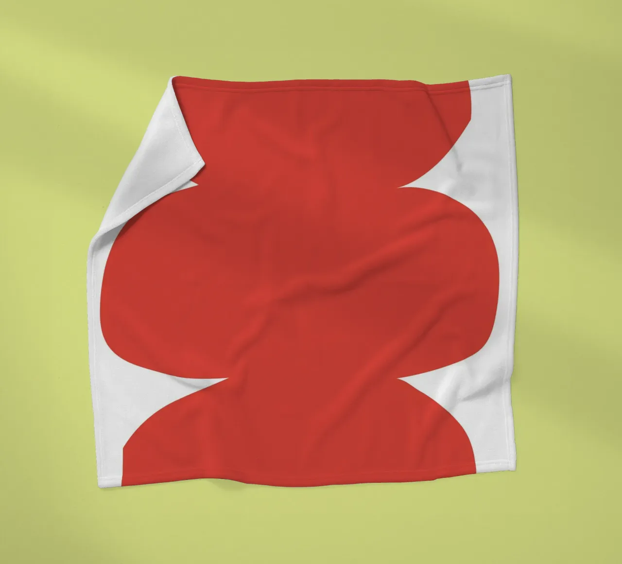 Three irregular oval coperta in pile da LisaArtes