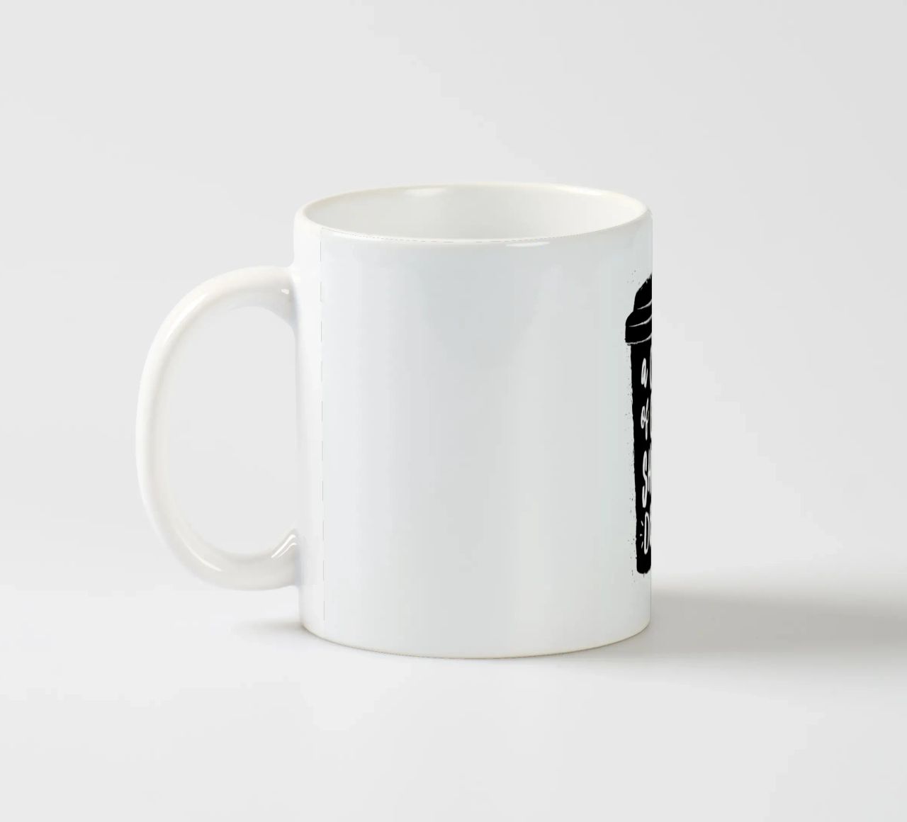 Una tazza di Get Shit Done Typografie Design tazza in ceramica da THE MOTIVATED TYPE