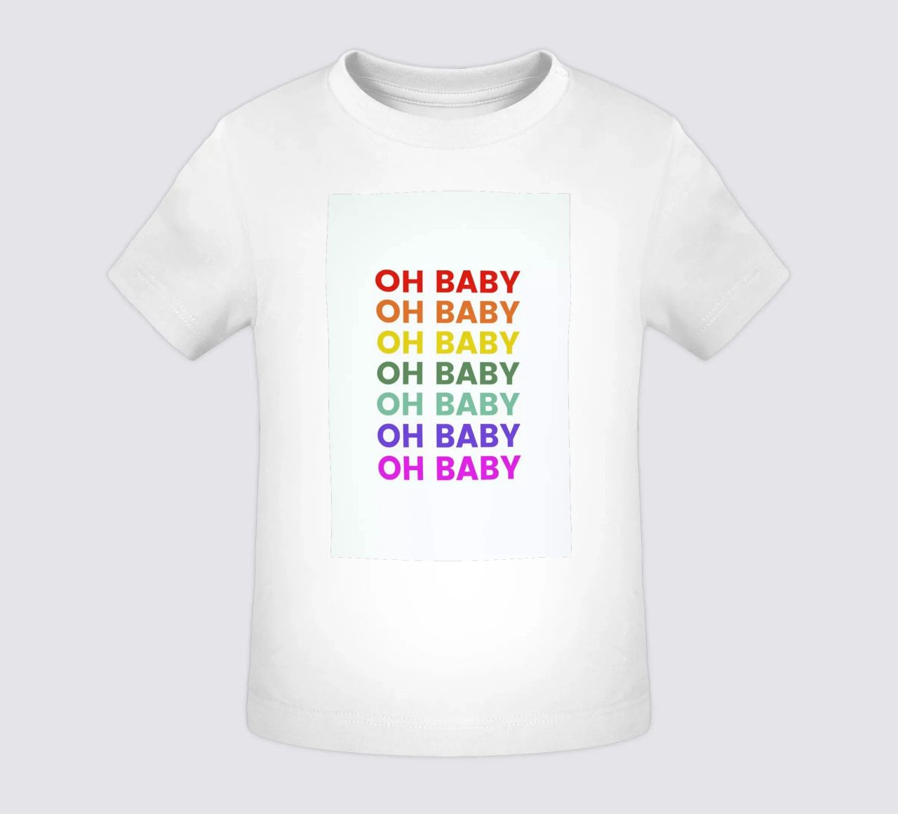 Oh Baby Rainbow Baby T-Shirt von daylight design studio