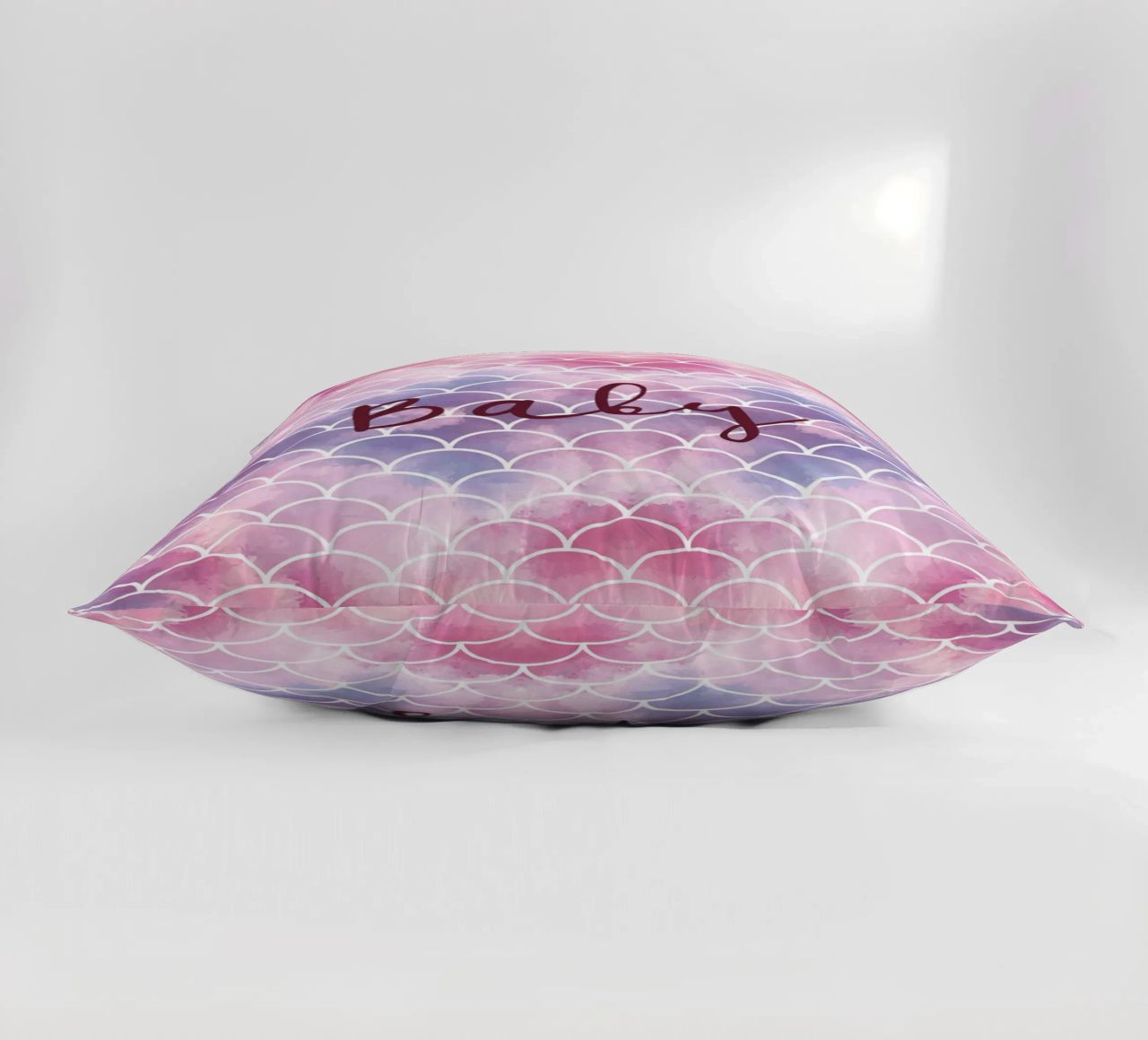 Scala di sirena colorata cuscino da ComfyCouture