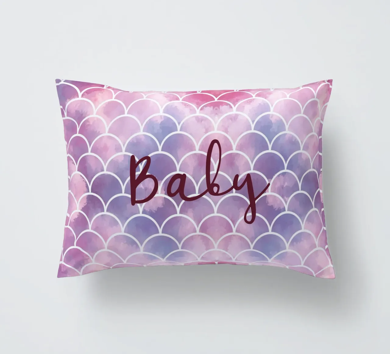 Écailles de sirène colorées coussin de ComfyCouture