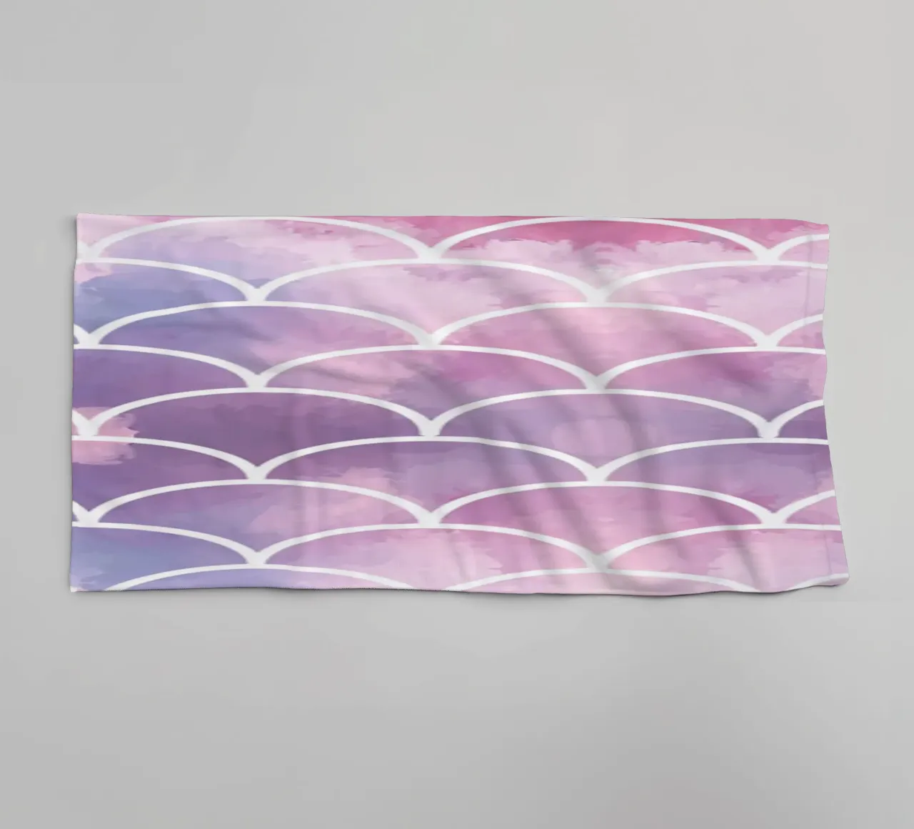 Écailles de sirène colorées serviette de bain de ComfyCouture
