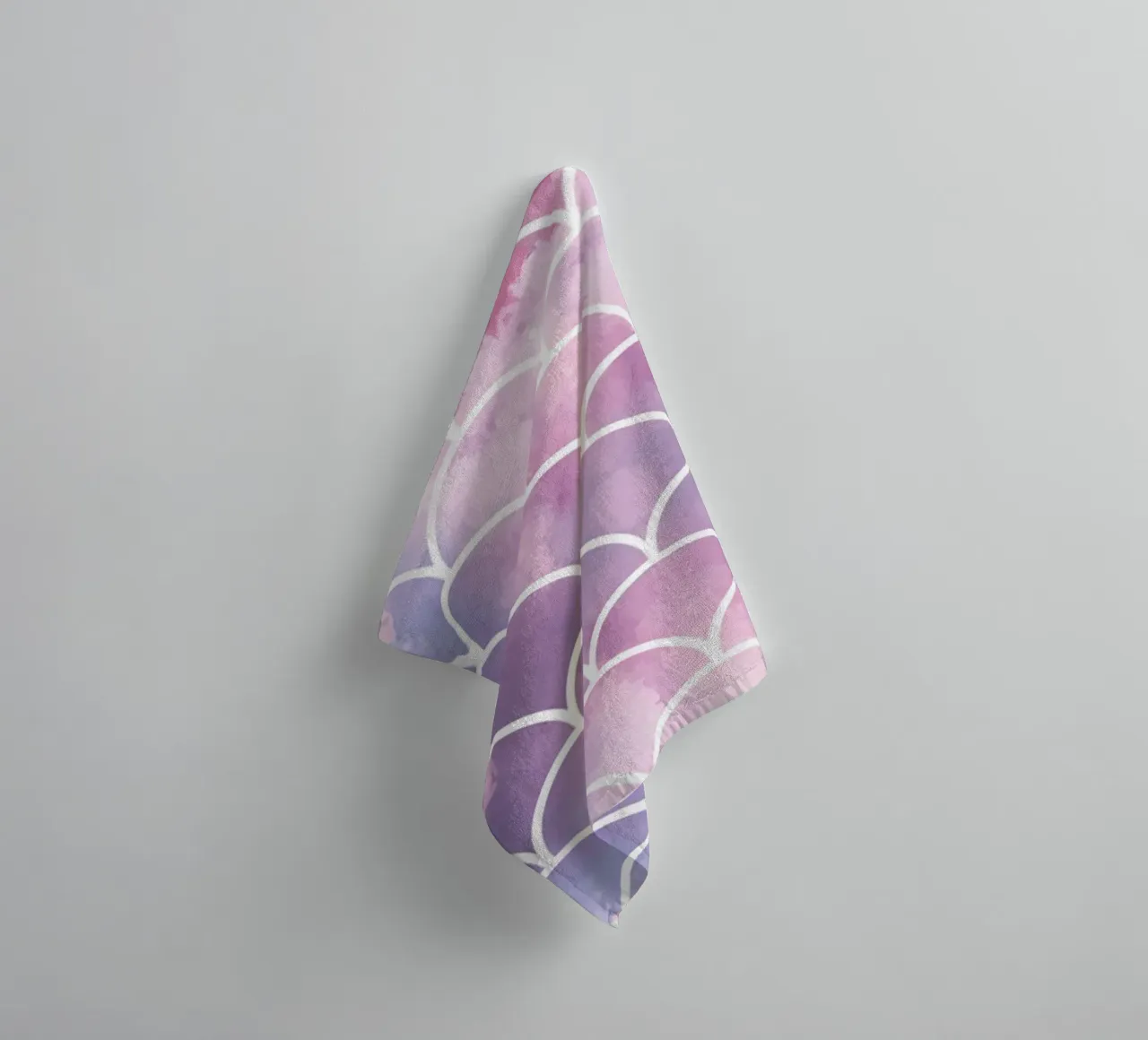 Écailles de sirène colorées serviette de bain de ComfyCouture