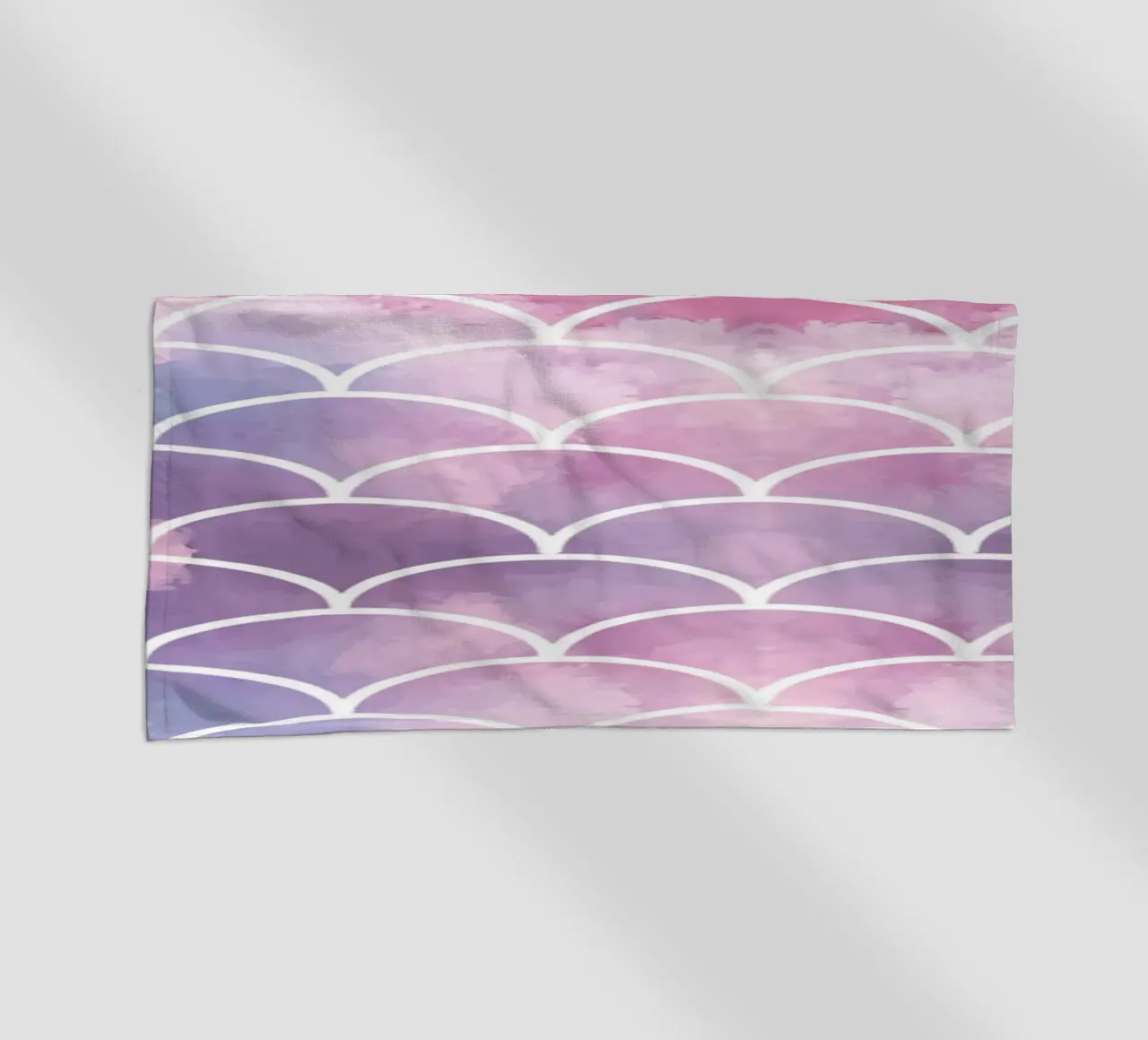 Écailles de sirène colorées serviette de plage de ComfyCouture