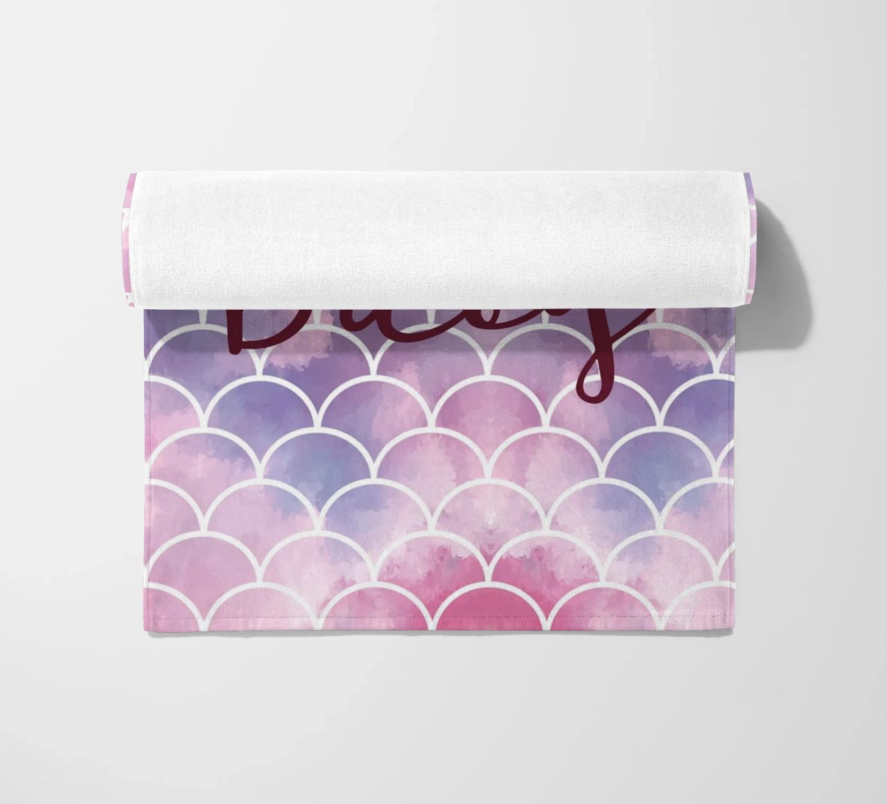 Scala di sirena colorata telo mare da ComfyCouture