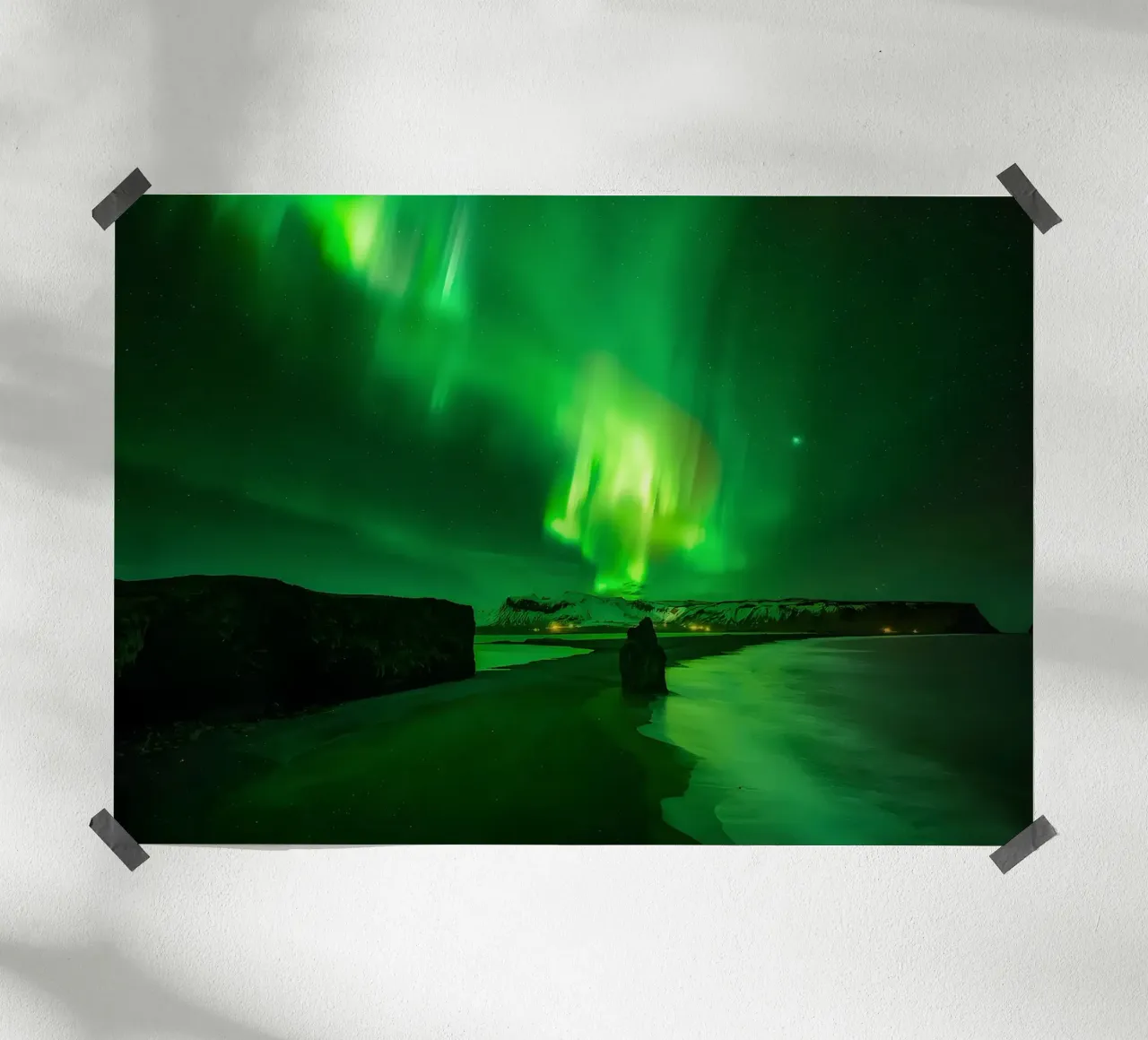 Sotto l'aurora boreale carta hahnemühle da Ary
