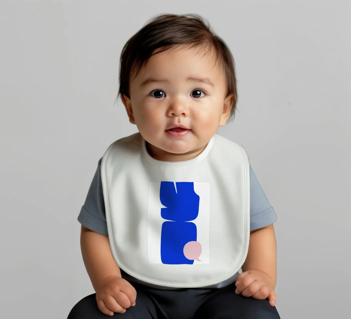 Blue abstract bavaglino da LisaArtes