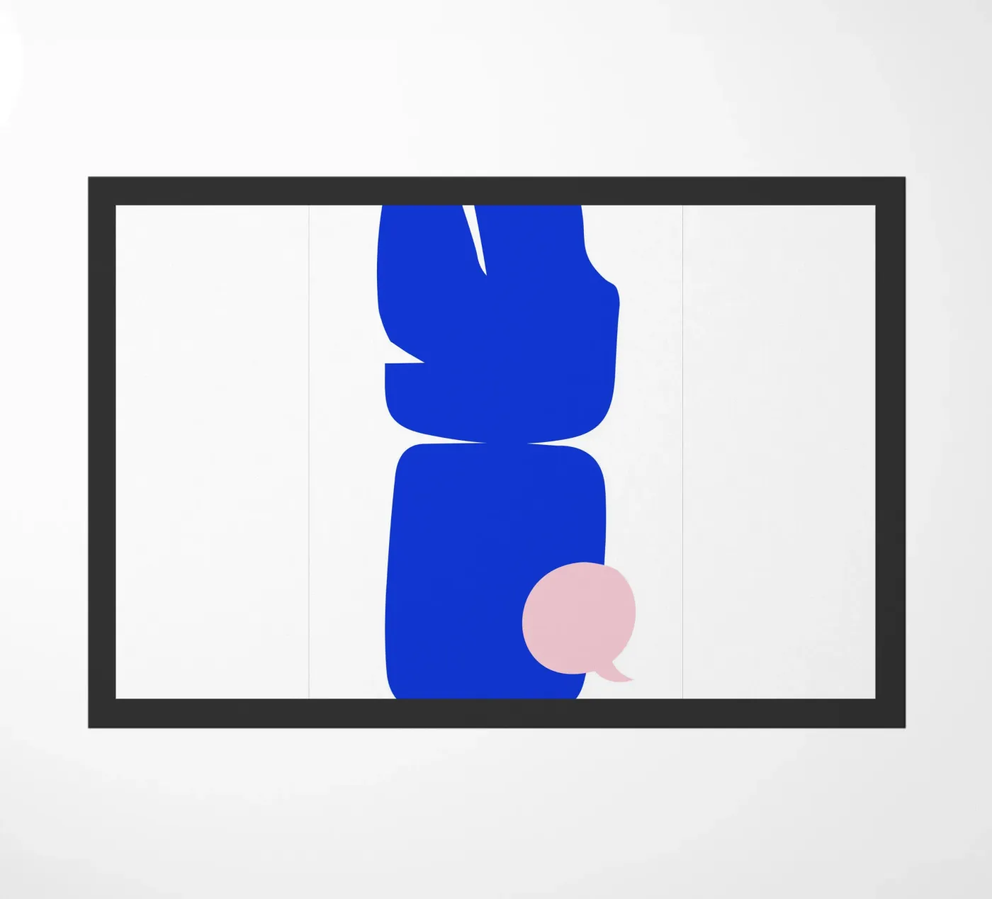 Blue abstract zerbino da LisaArtes