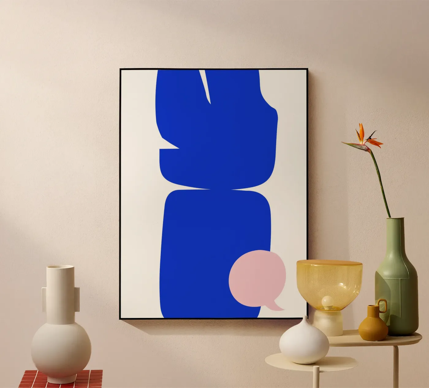 Blue abstract plexiglas de LisaArtes