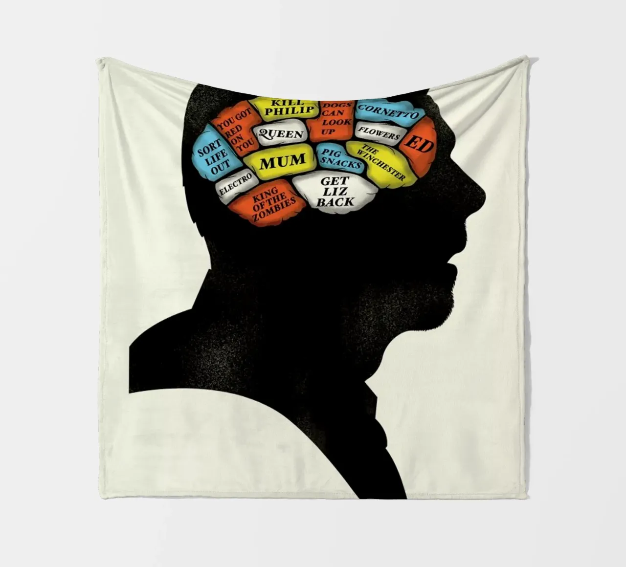 Shaun fleece blanket by Chris Wharton