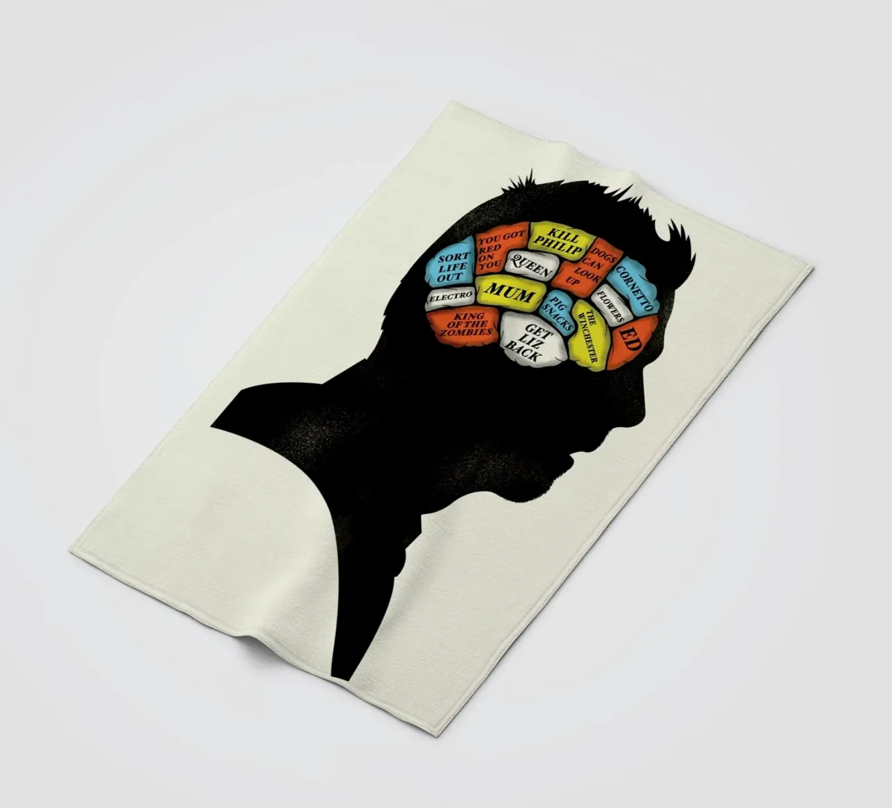 Shaun fleece blanket by Chris Wharton