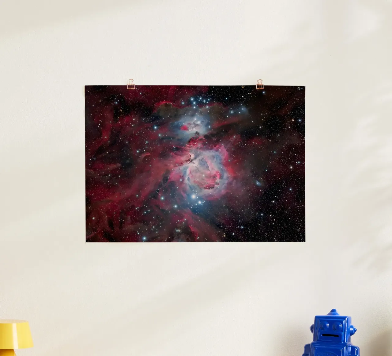 Rifugio solitario poster con telaio in alluminio da Ary