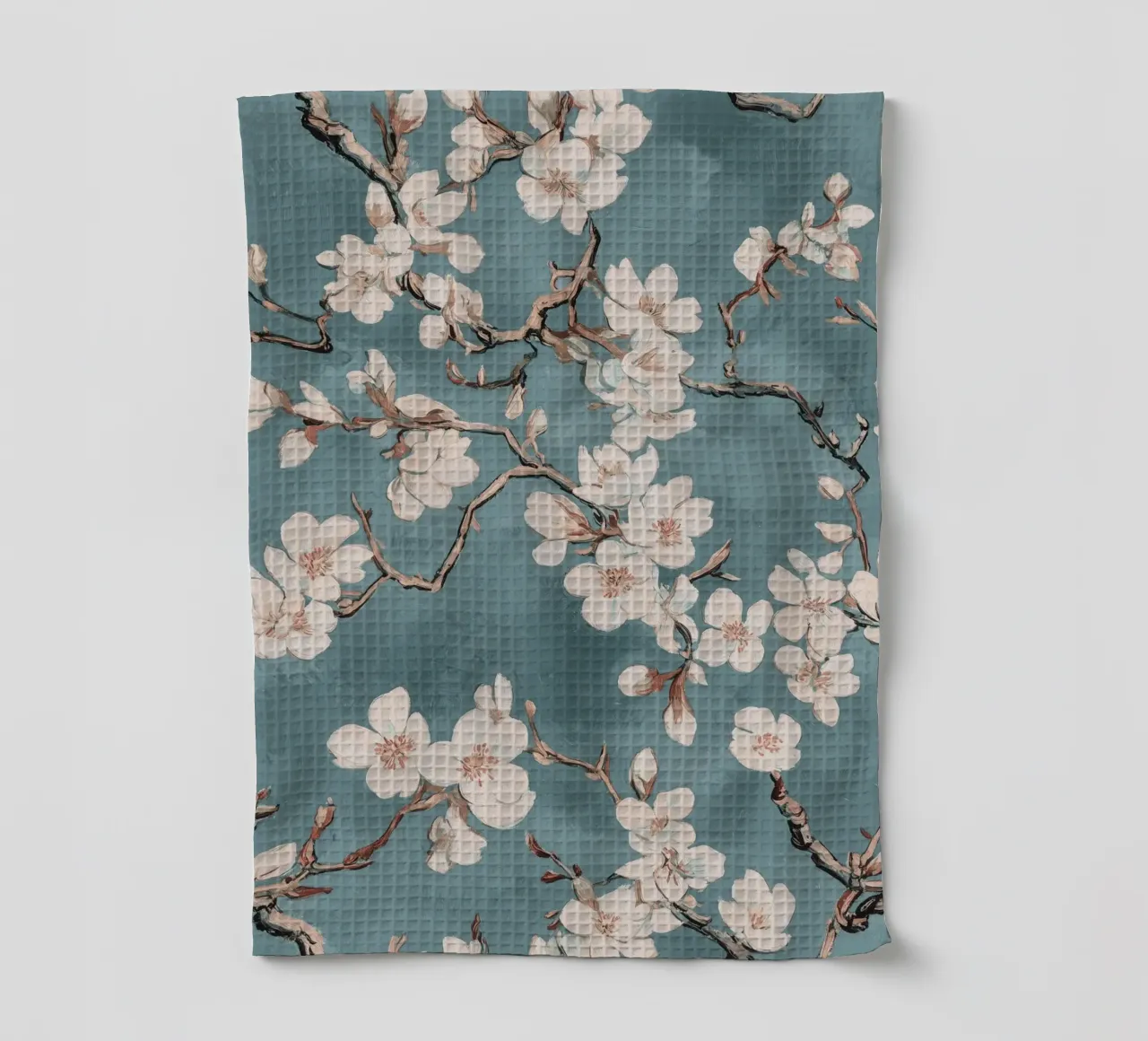 Vincent van Gogh, Delicate Almond Blossoms tea towel by Carinaprint