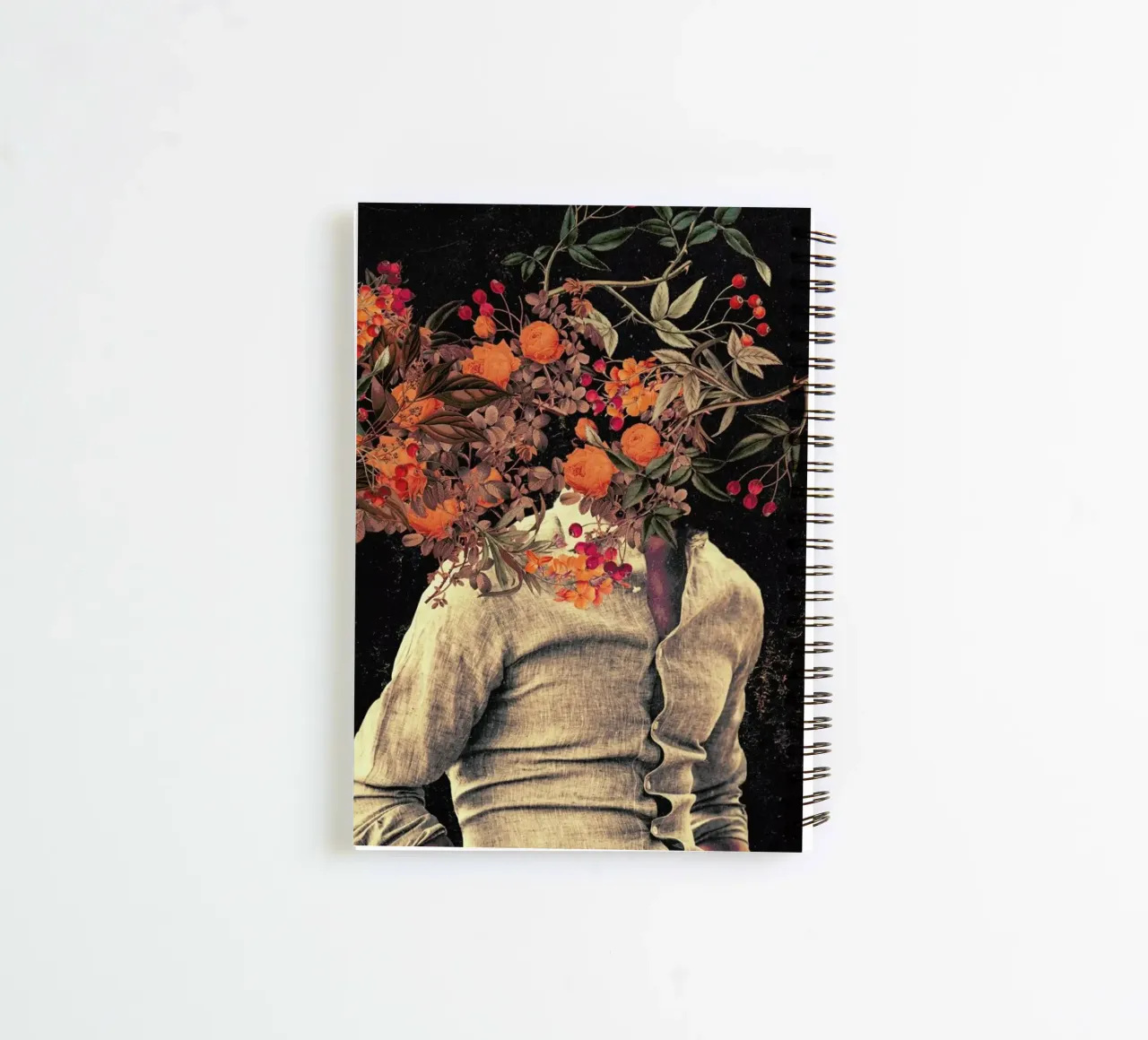 Roots spiral notebook by Frank Moth