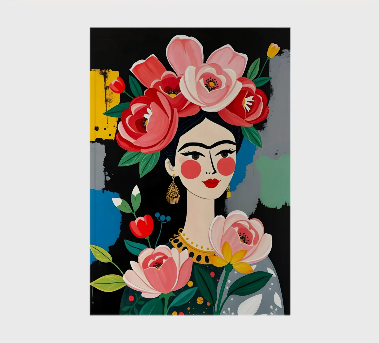 FRIDA KAHLO MATISSE STYLE notebook by ARTOMATIC