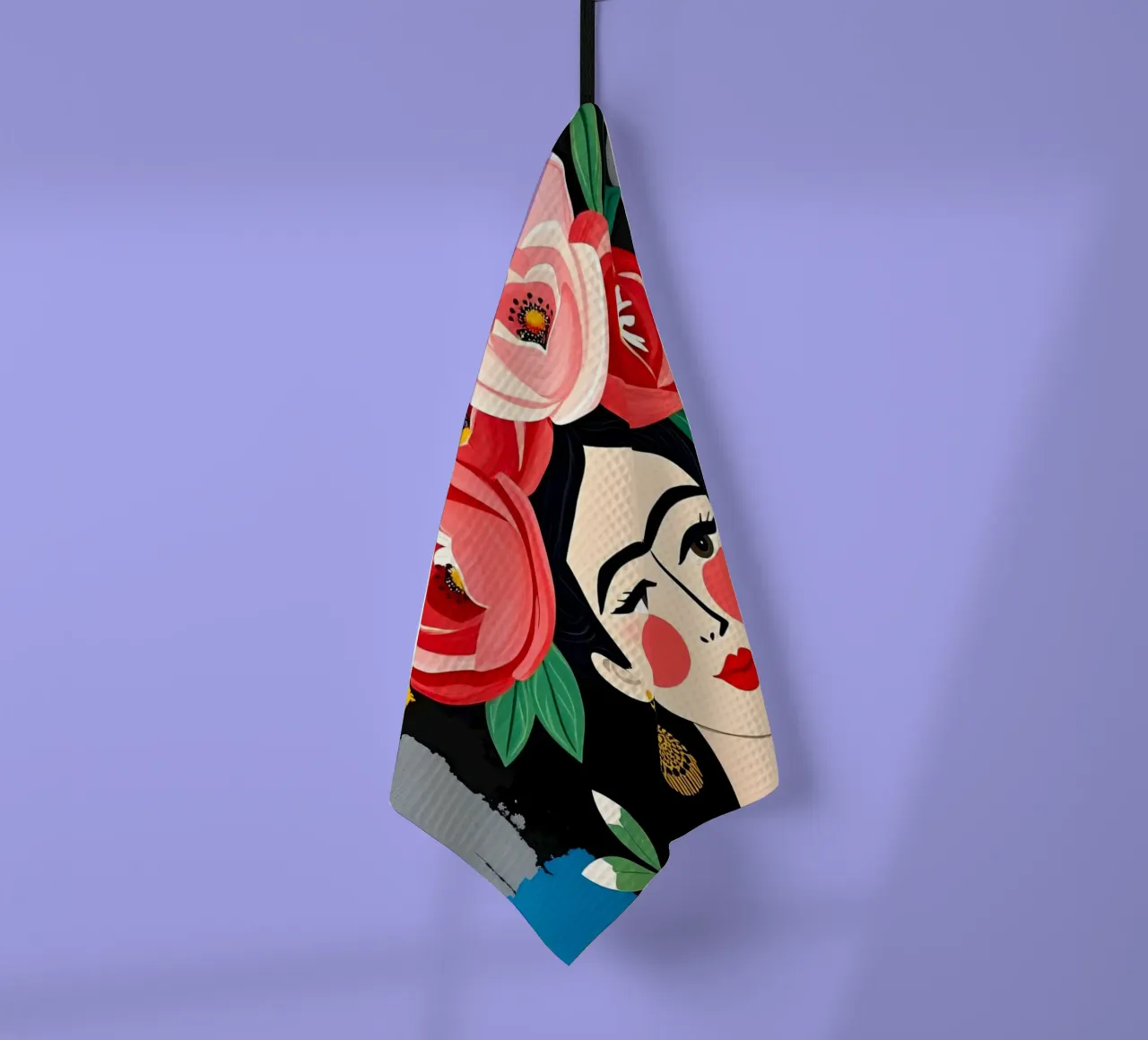 FRIDA KAHLO MATISSE STYLE tea towel by ARTOMATIC