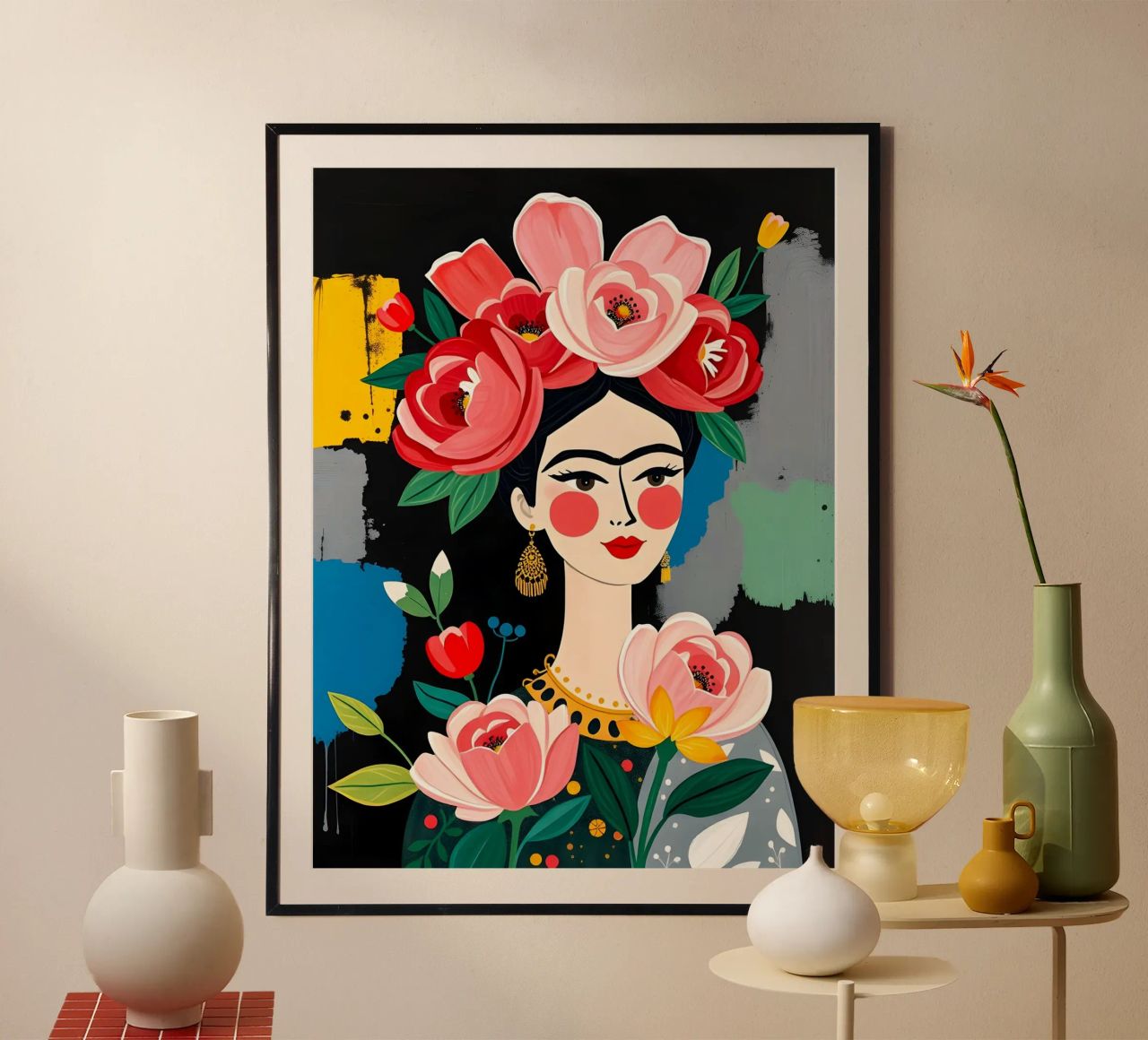 FRIDA KAHLO STYLE MATISSE poster de ARTOMATIC