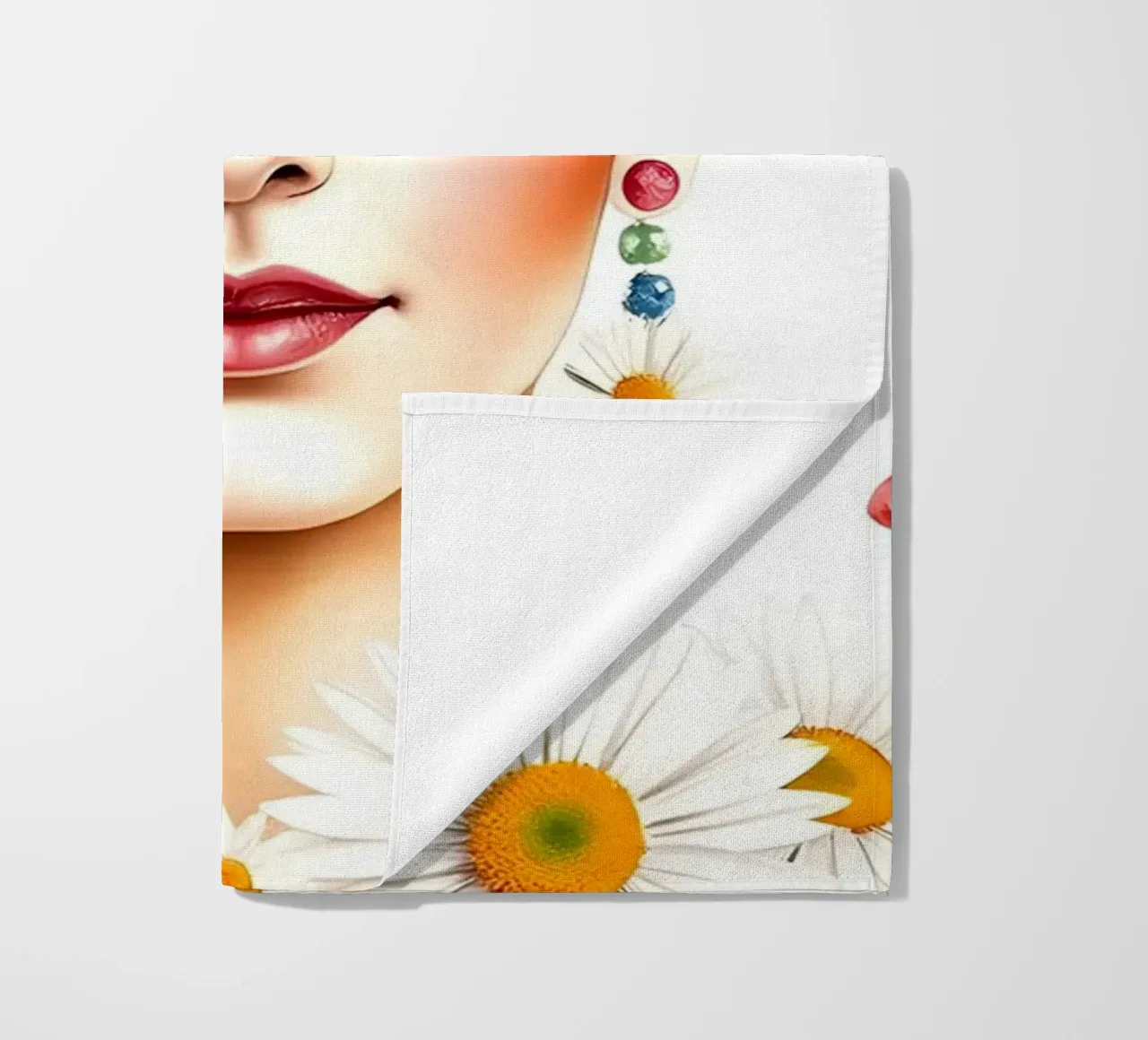 Frida Kahlo Flower Crown beach towel by ARTOMATIC