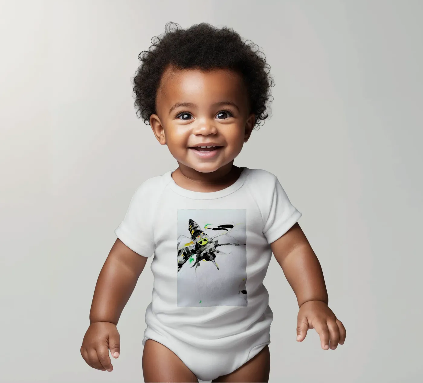 Moth babyrompertje korte mouwen van Mala Alani