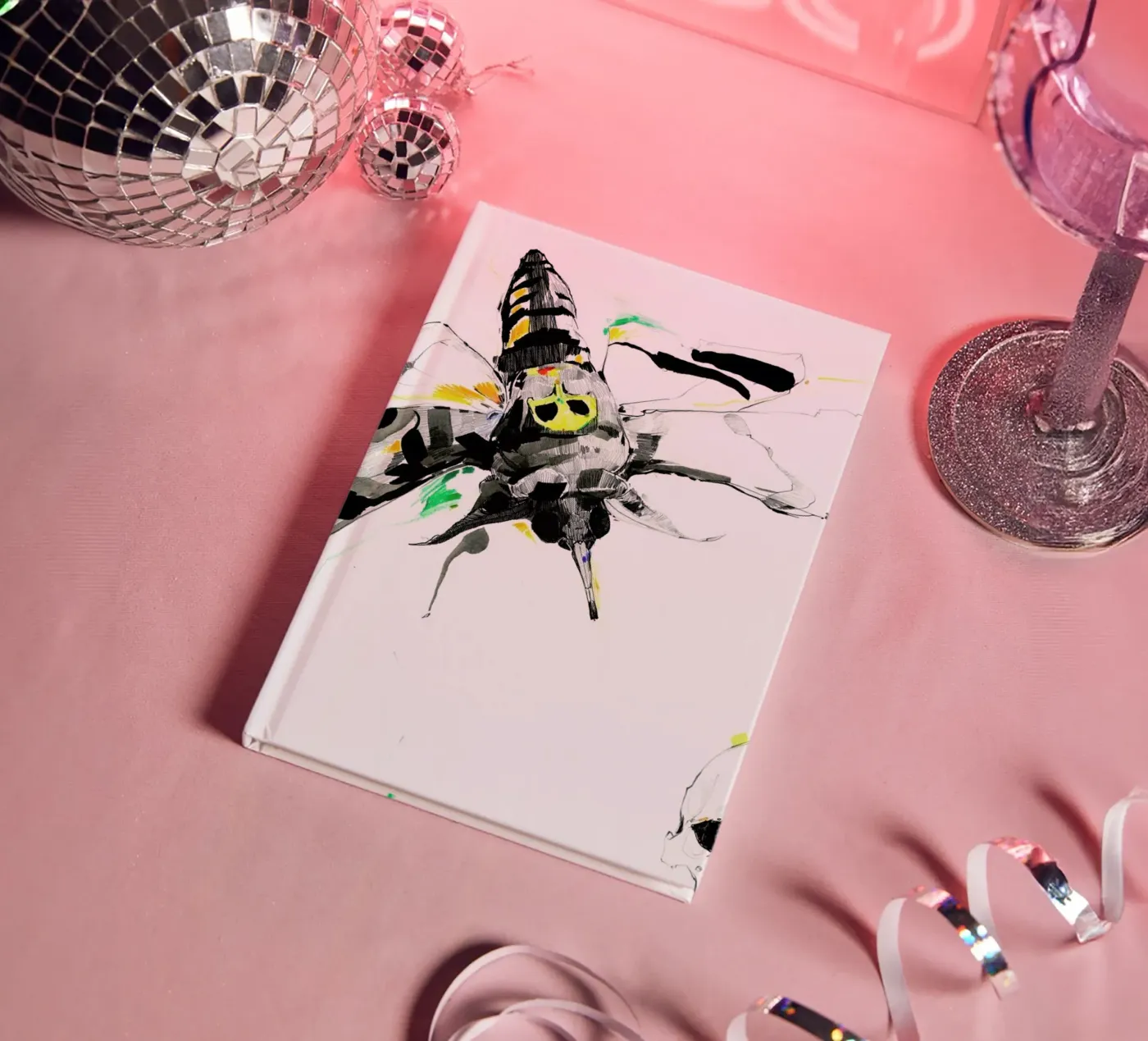 Moth notebook by Mala Alani