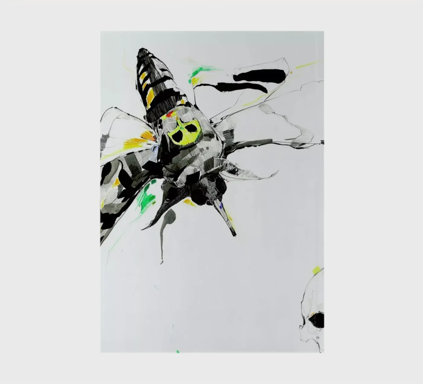 Moth notebook by Mala Alani