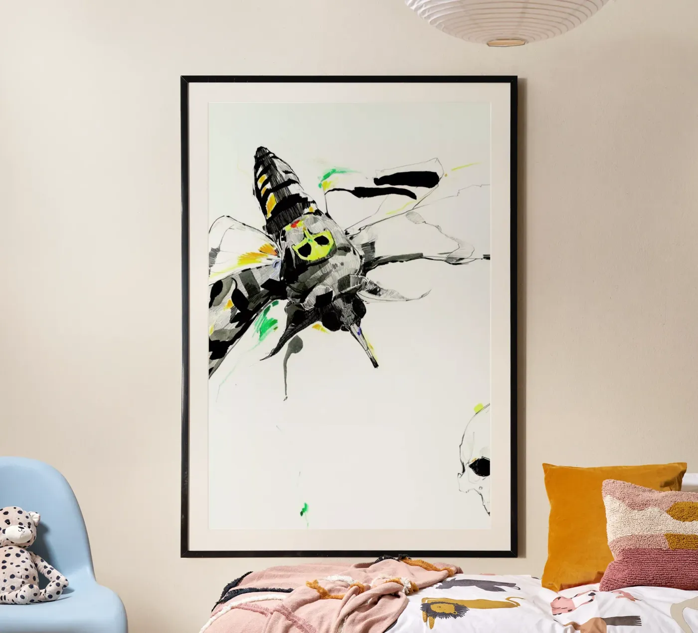 Moth poster by Mala Alani