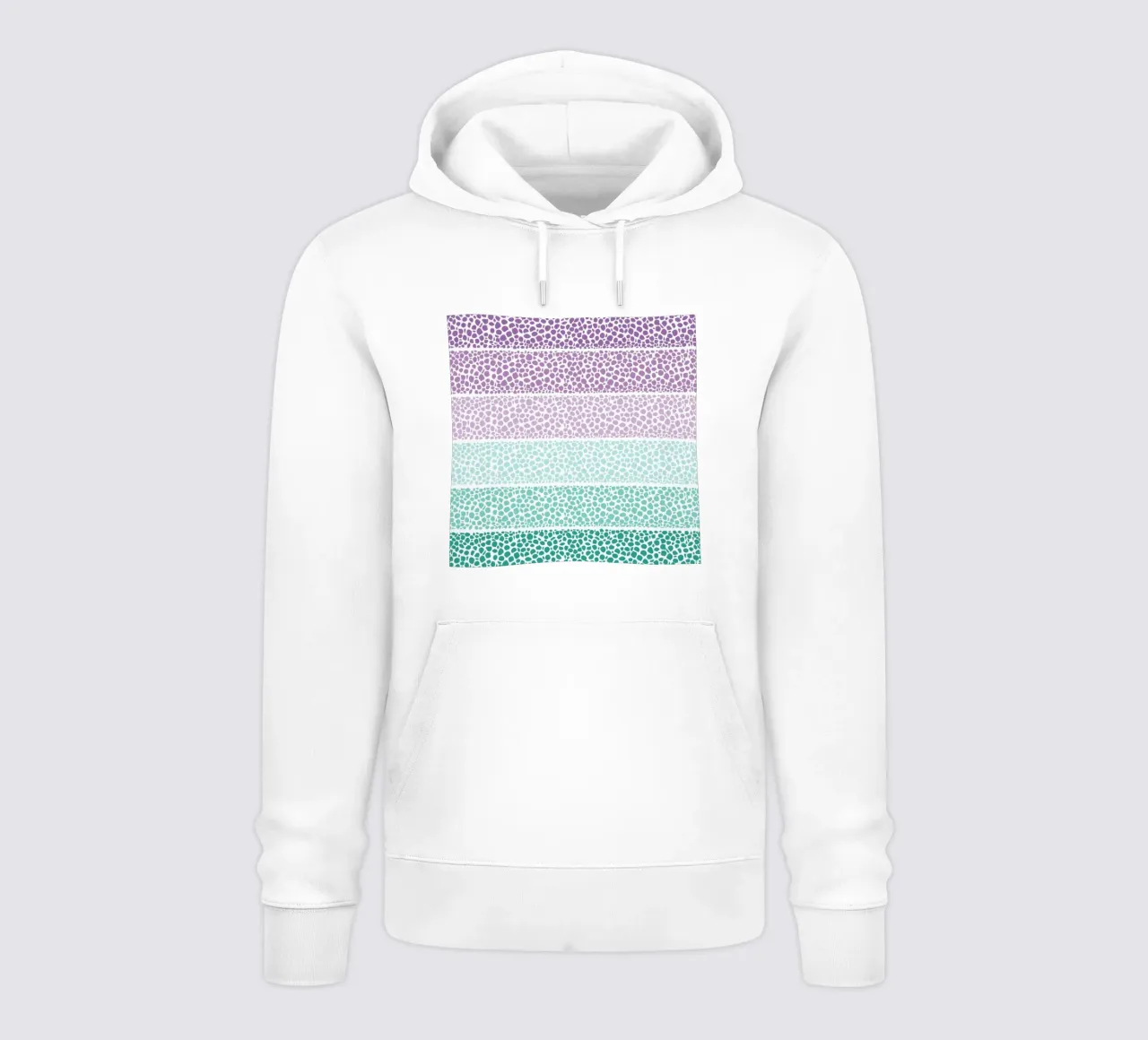 Riverside Colored Pebbles felpa con cappuccio da Pom Graphic Design