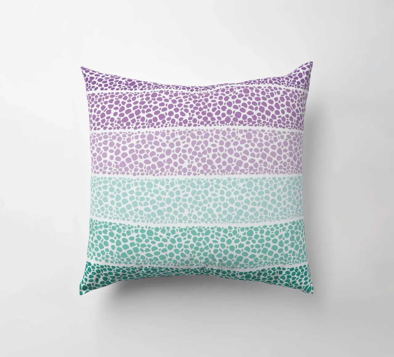 Riverside Colored Pebbles cuscino da Pom Graphic Design