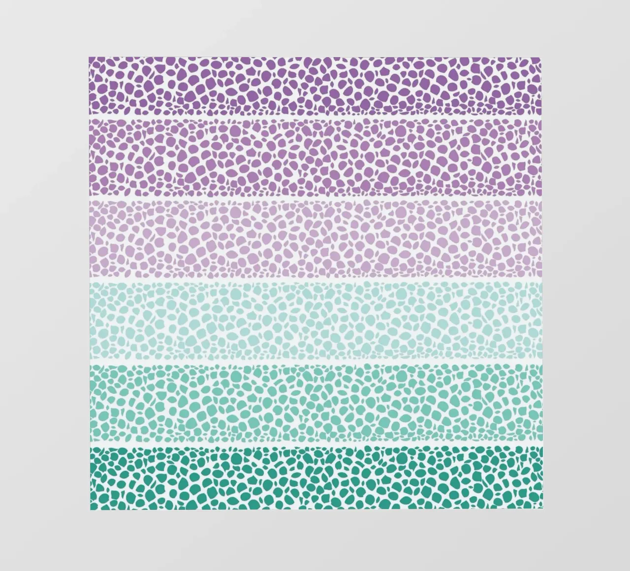 Riverside Colored Pebbles telo in pvc da Pom Graphic Design