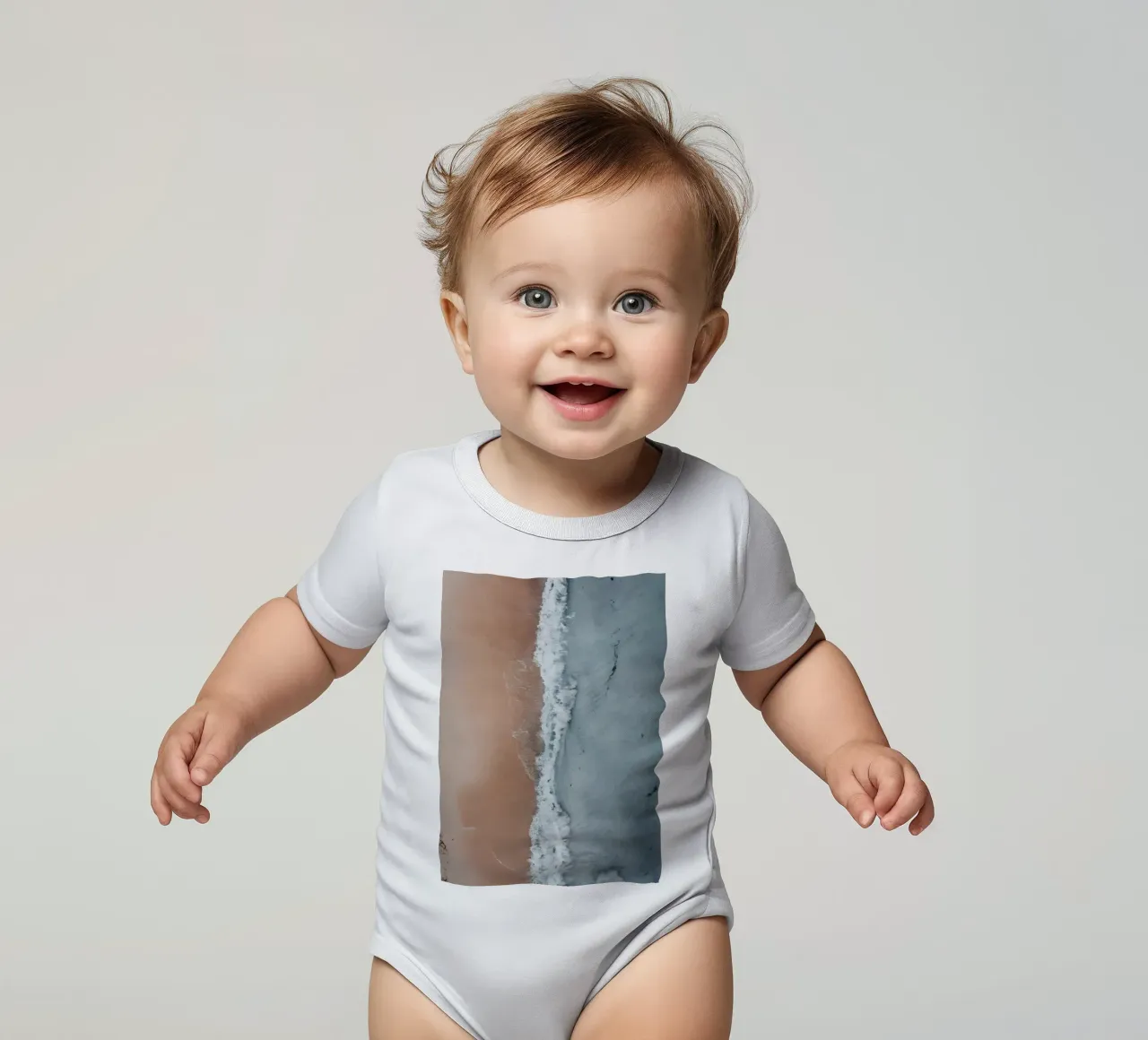 Paradies Kurzarm Babybody von Aara