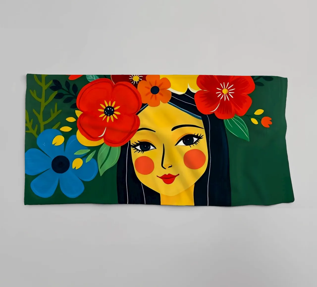 MONA LISA STILE MATISSE asciugamano da bagno da ARTOMATIC