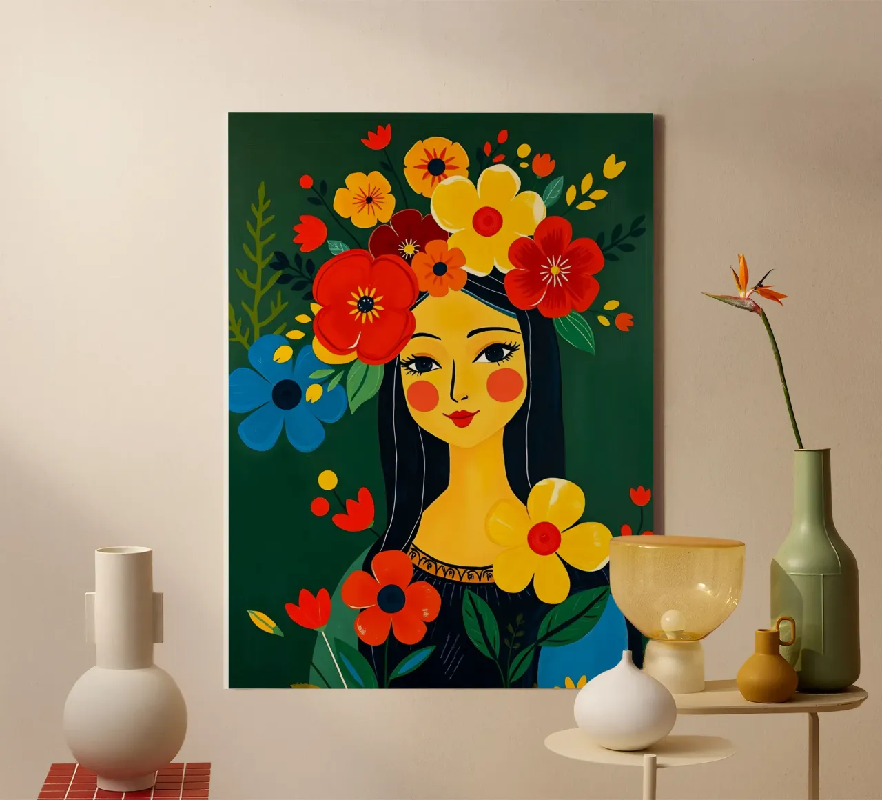 MONA LISA MATISSE STYLE canvas by ARTOMATIC