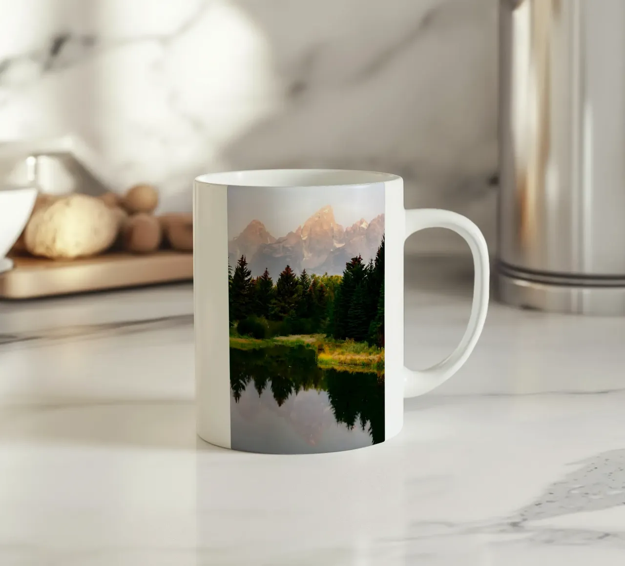 Onde che si infrangono tazza in ceramica da Aara