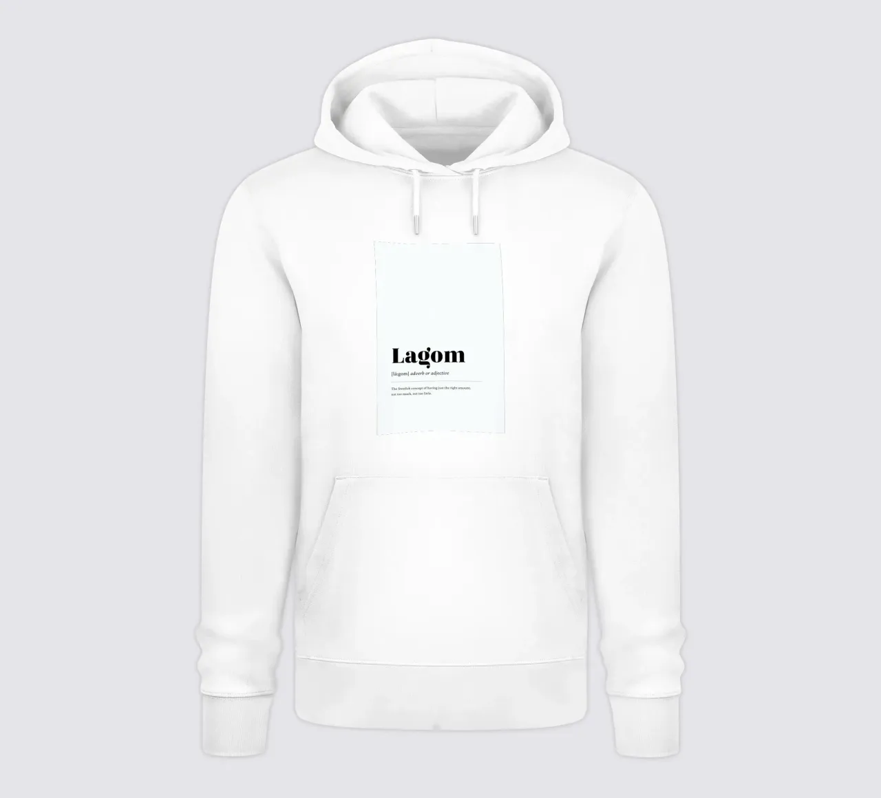 Lagom felpa con cappuccio da daylight design studio