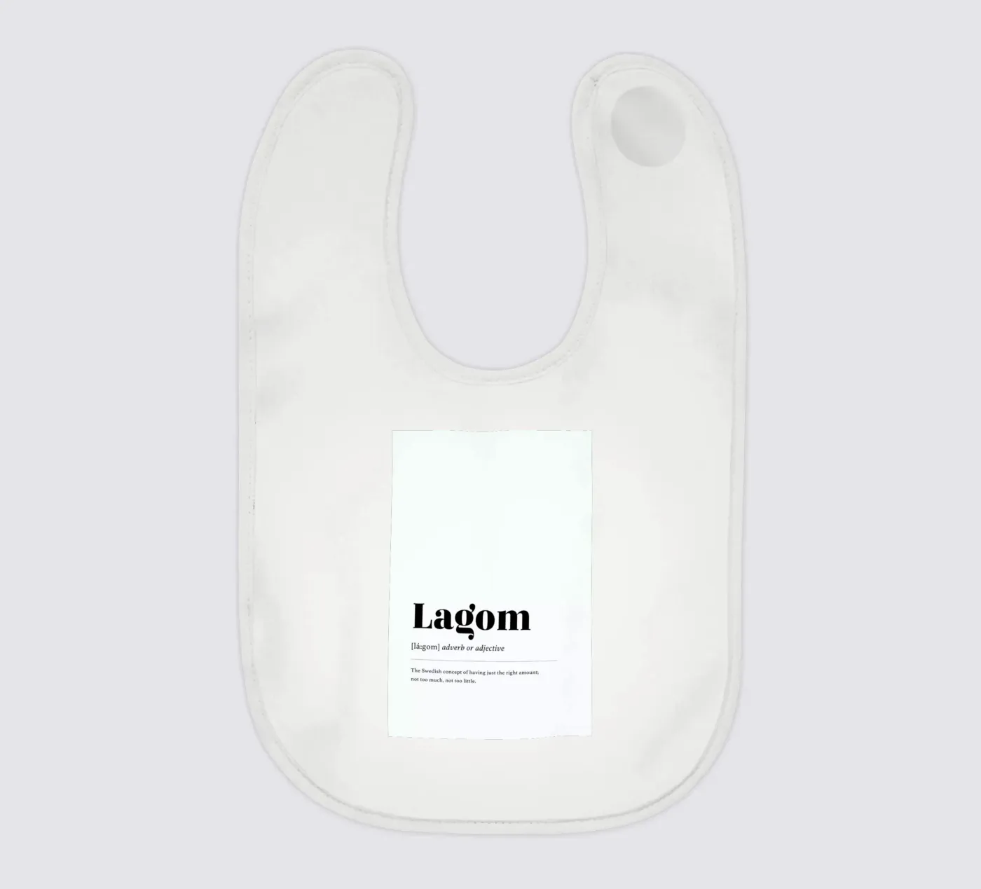 Lagom bavaglino da daylight design studio