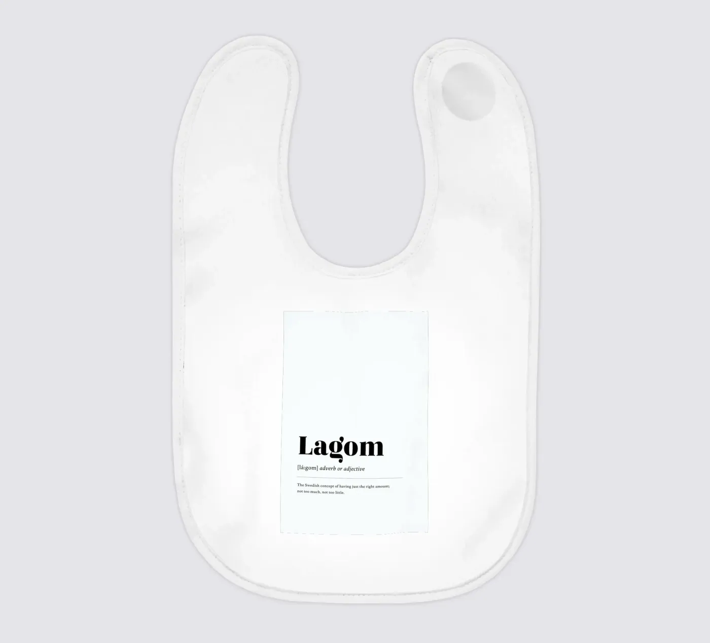 Lagom bavaglino da daylight design studio