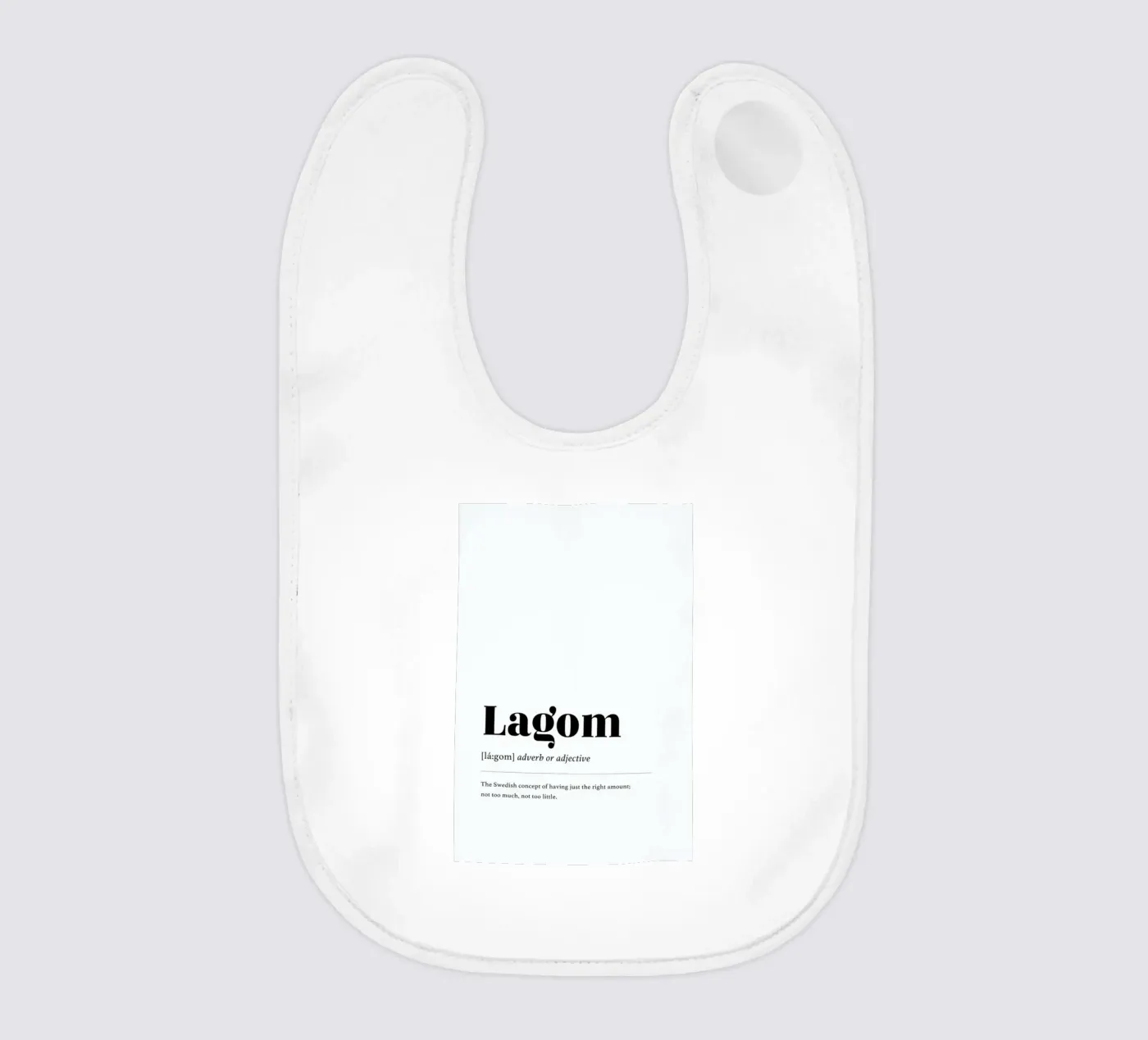 Lagom bavaglino da daylight design studio