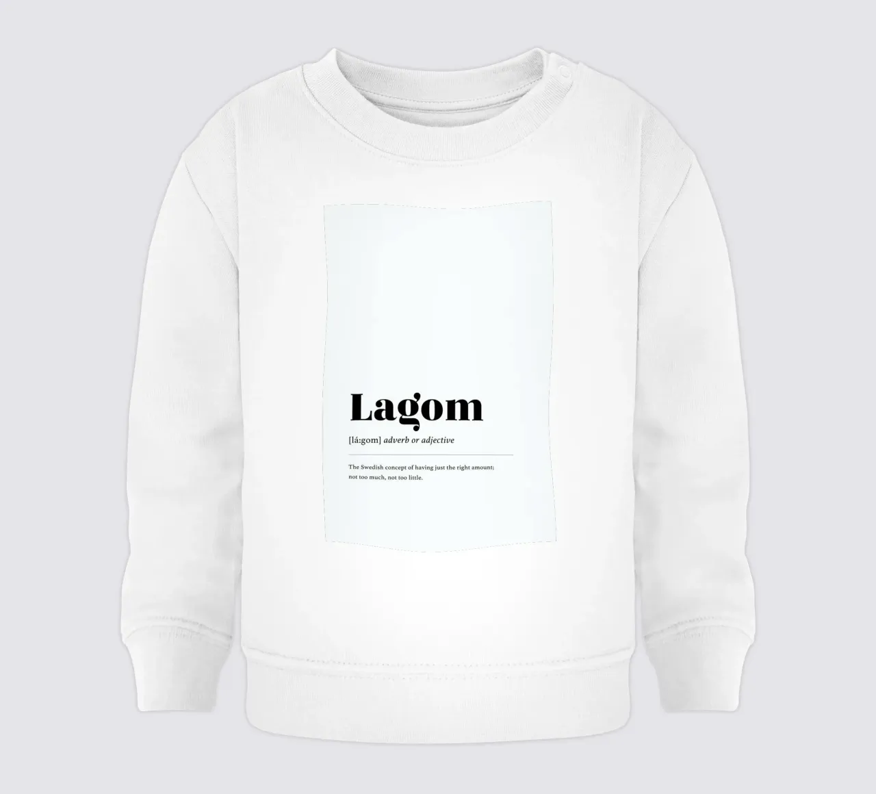 Lagom felpa neonato da daylight design studio