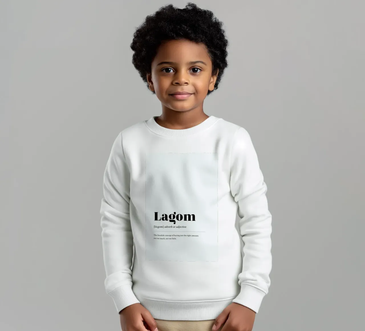 Lagom felpa bambino da daylight design studio