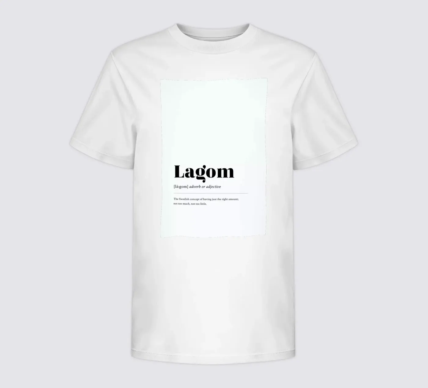 Lagom t-shirt bambini da daylight design studio