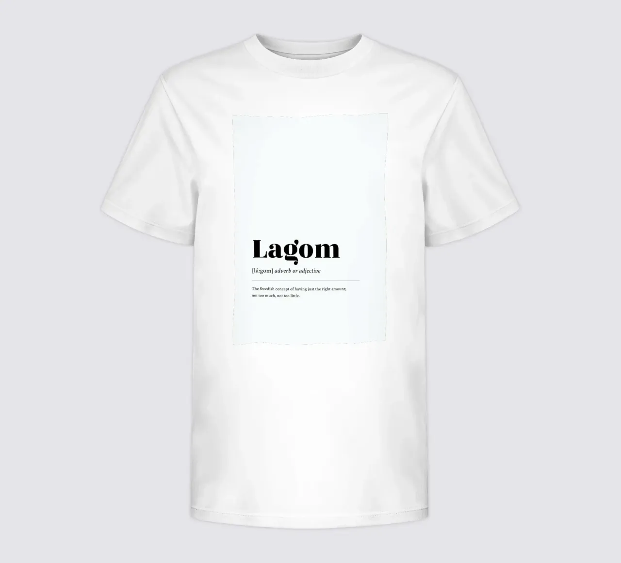 Lagom kids t-shirt by daylight design studio
