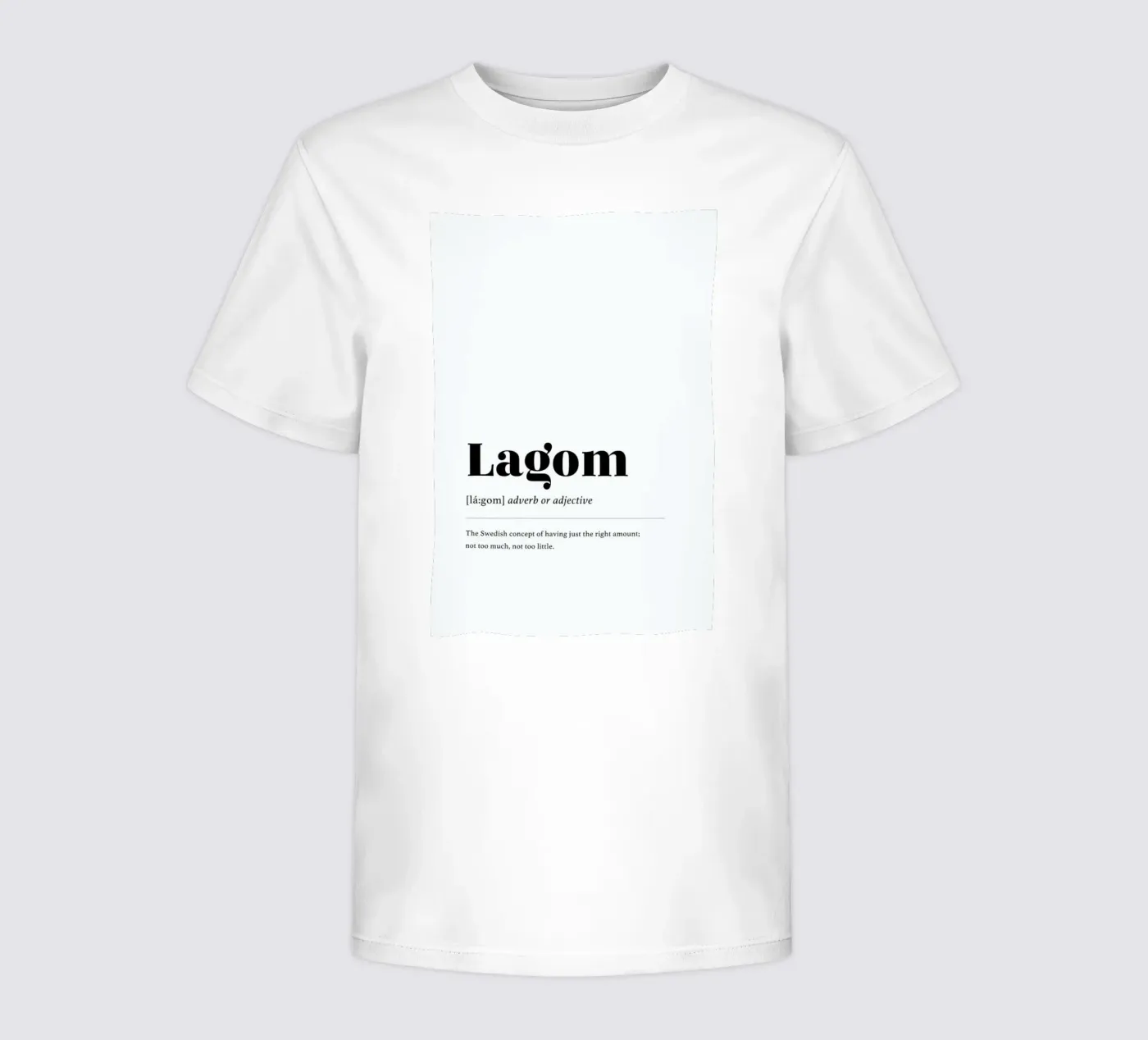 Lagom t-shirt bambini da daylight design studio