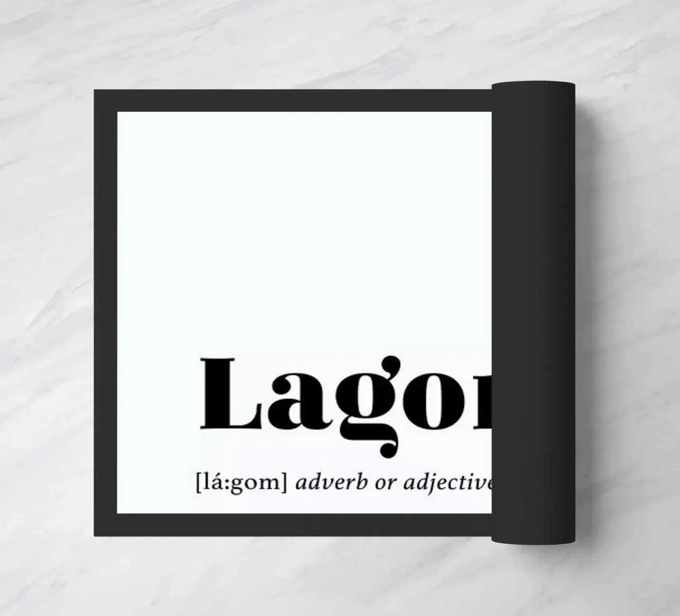 Lagom doormat by daylight design studio