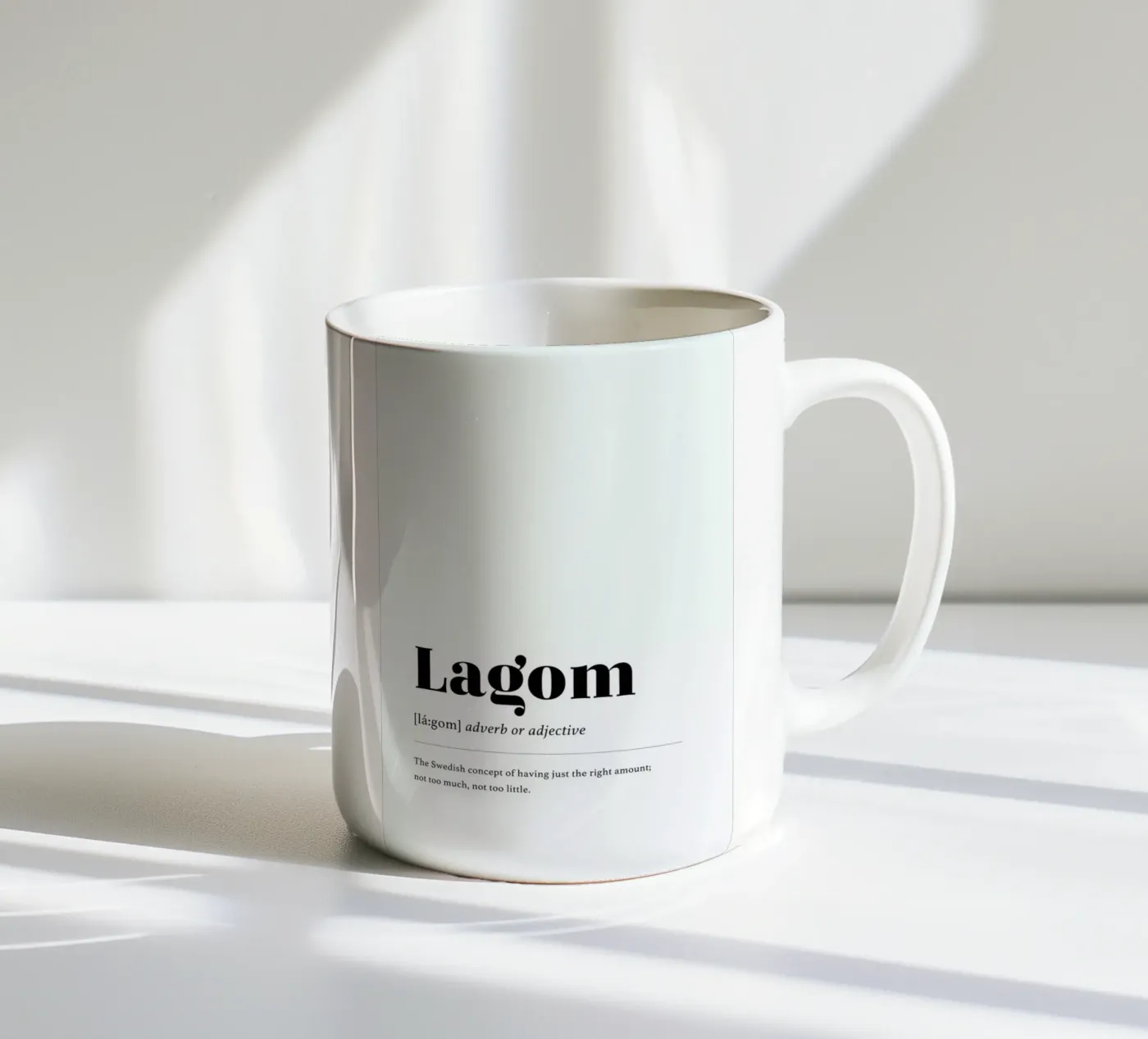 Lagom ceramic mug by daylight design studio