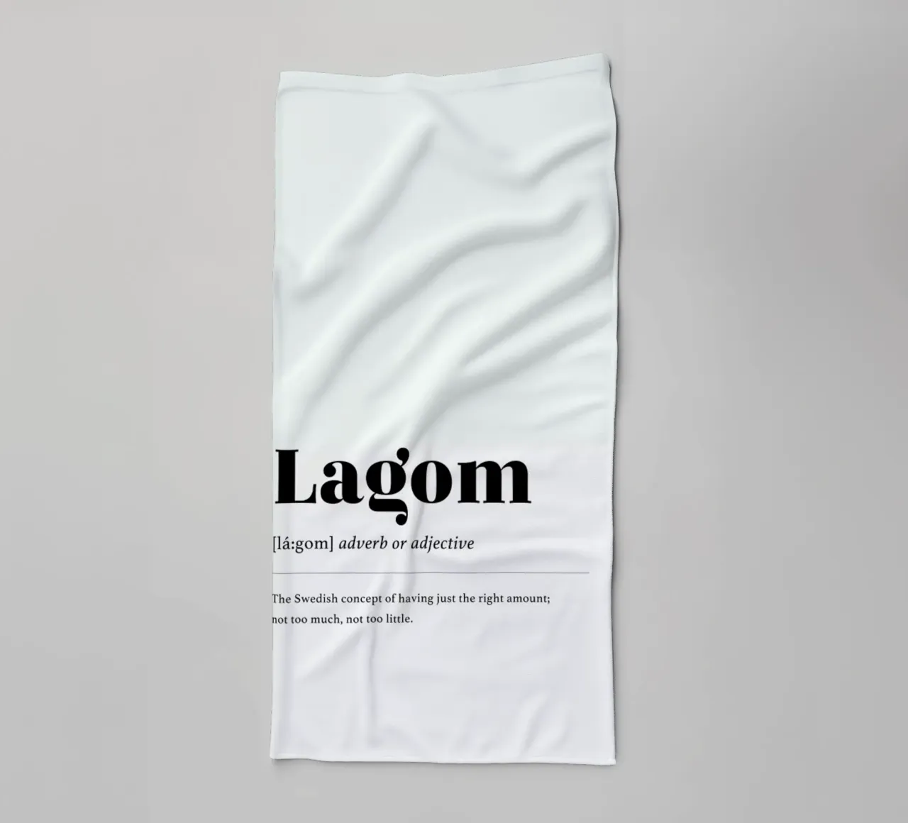 Lagom asciugamano da bagno da daylight design studio