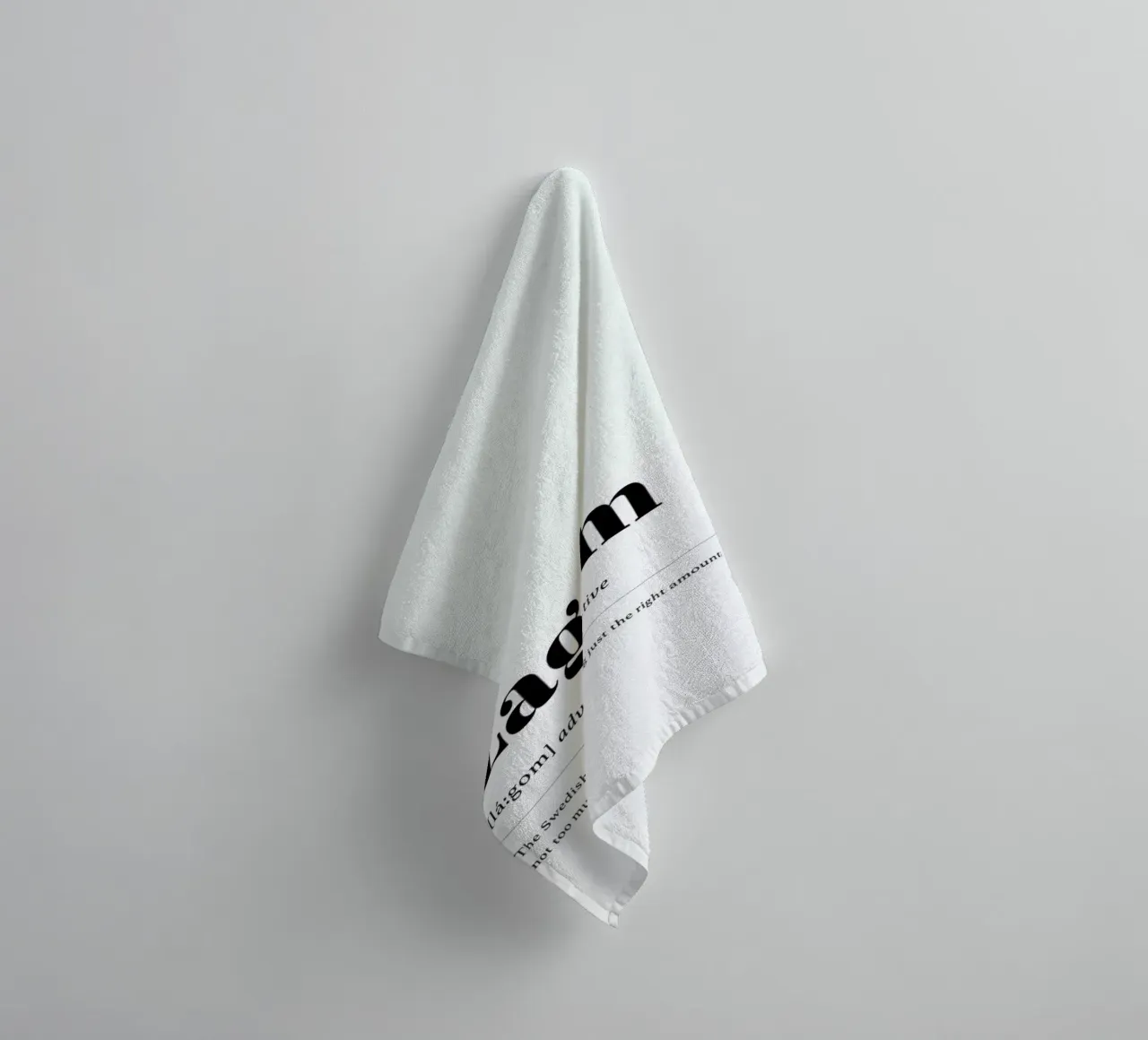 Lagom asciugamano da bagno da daylight design studio