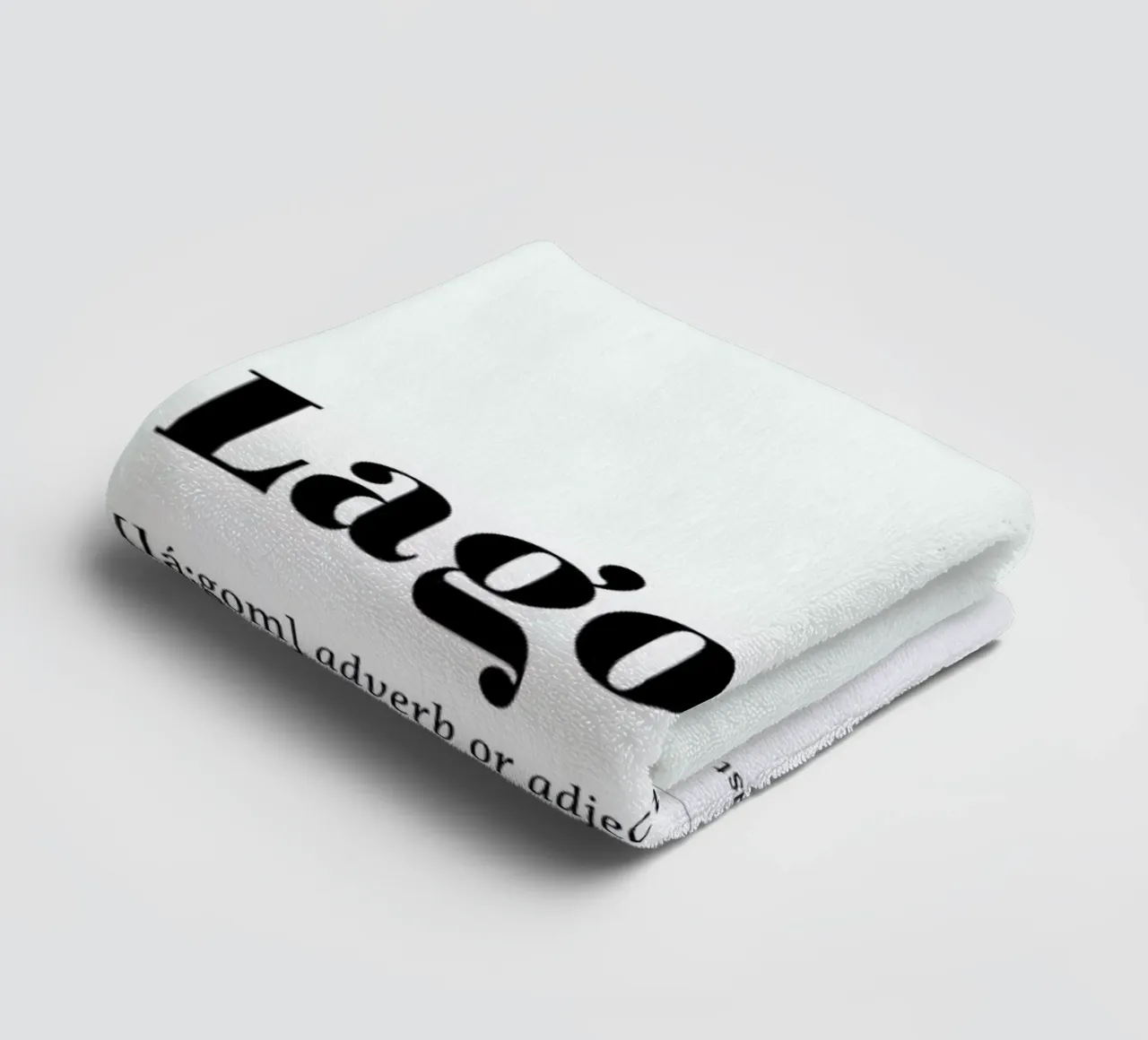 Lagom asciugamano da bagno da daylight design studio