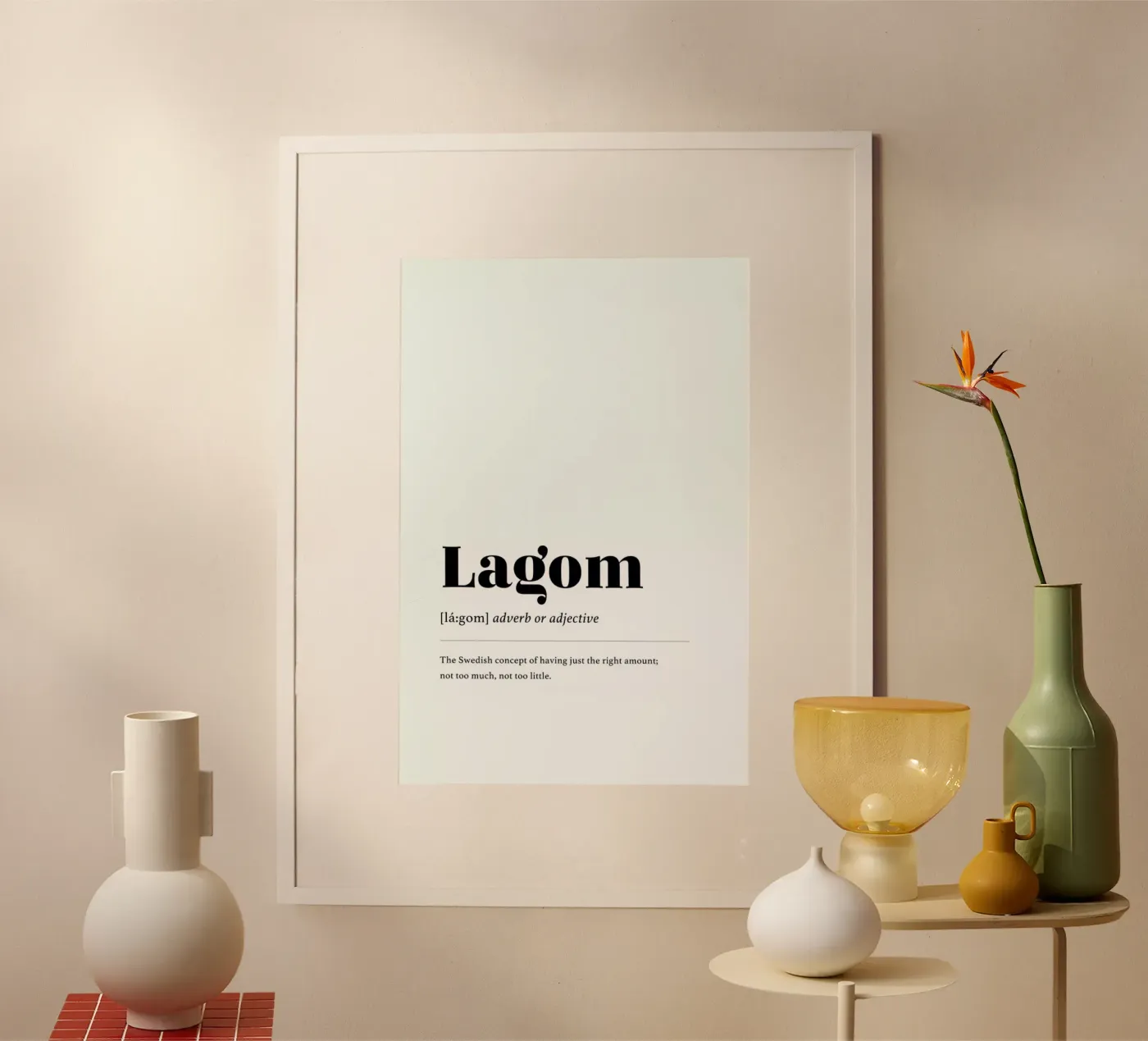 Lagom poster by daylight design studio