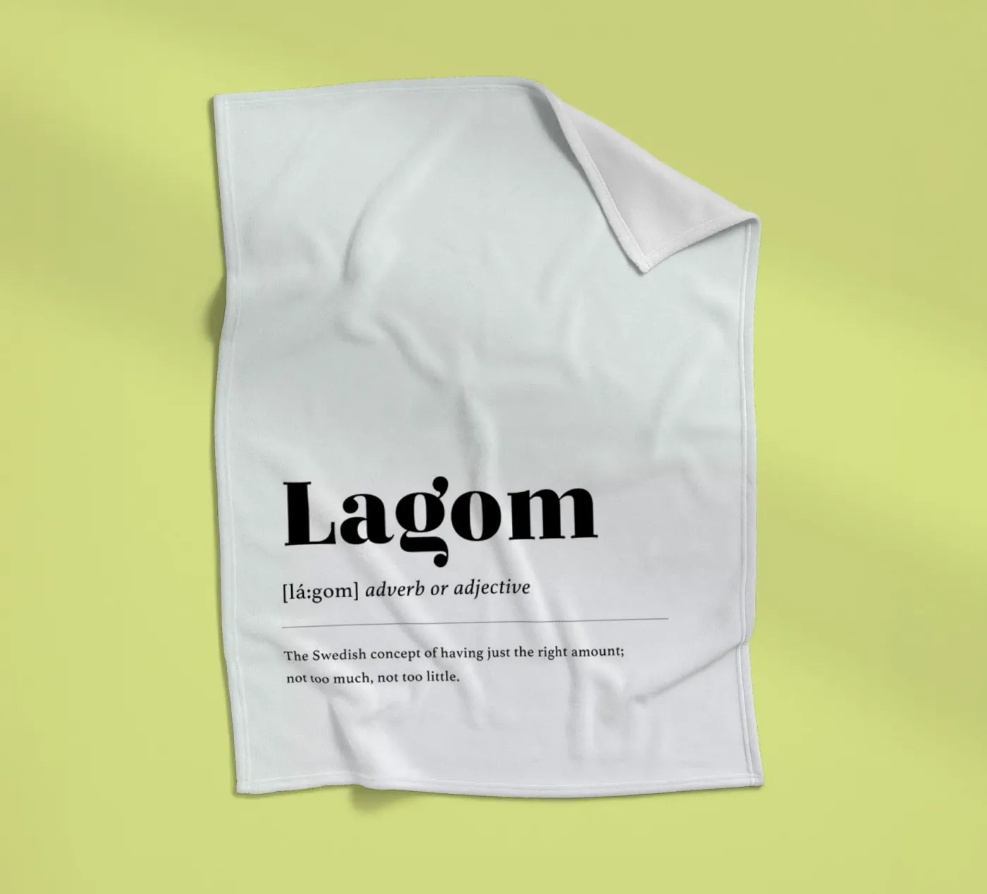 Lagom fleecedeken van daylight design studio