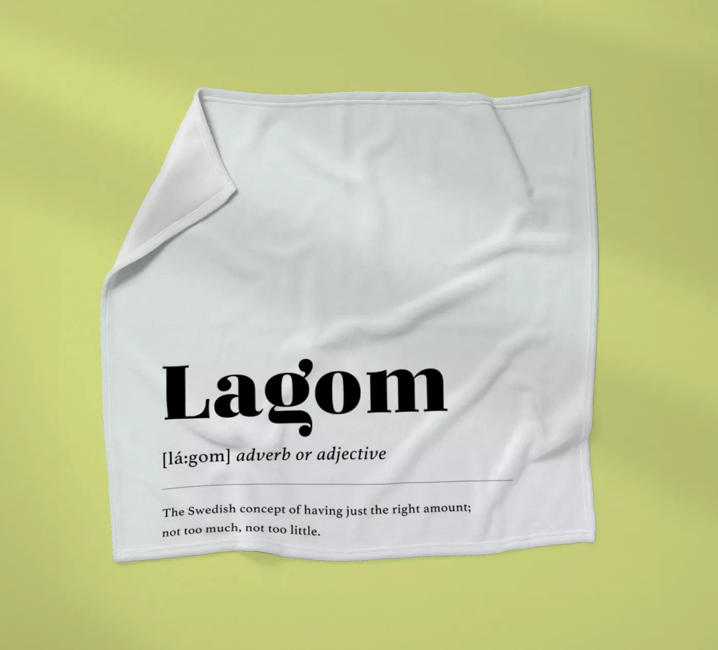 Lagom fleecedeken van daylight design studio
